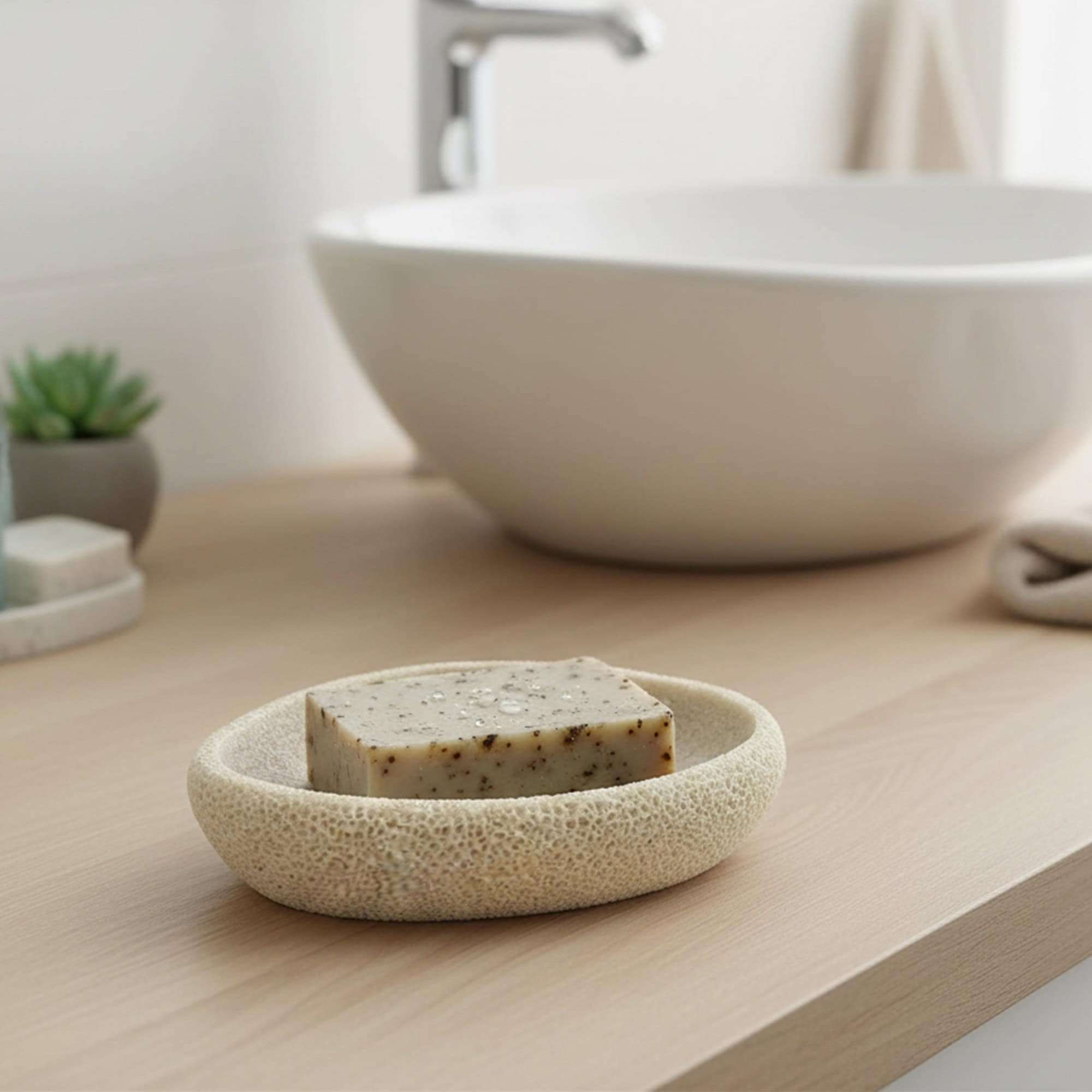 evideco-ponge-mer-porte-savon-solide-salle-de-bain image 2