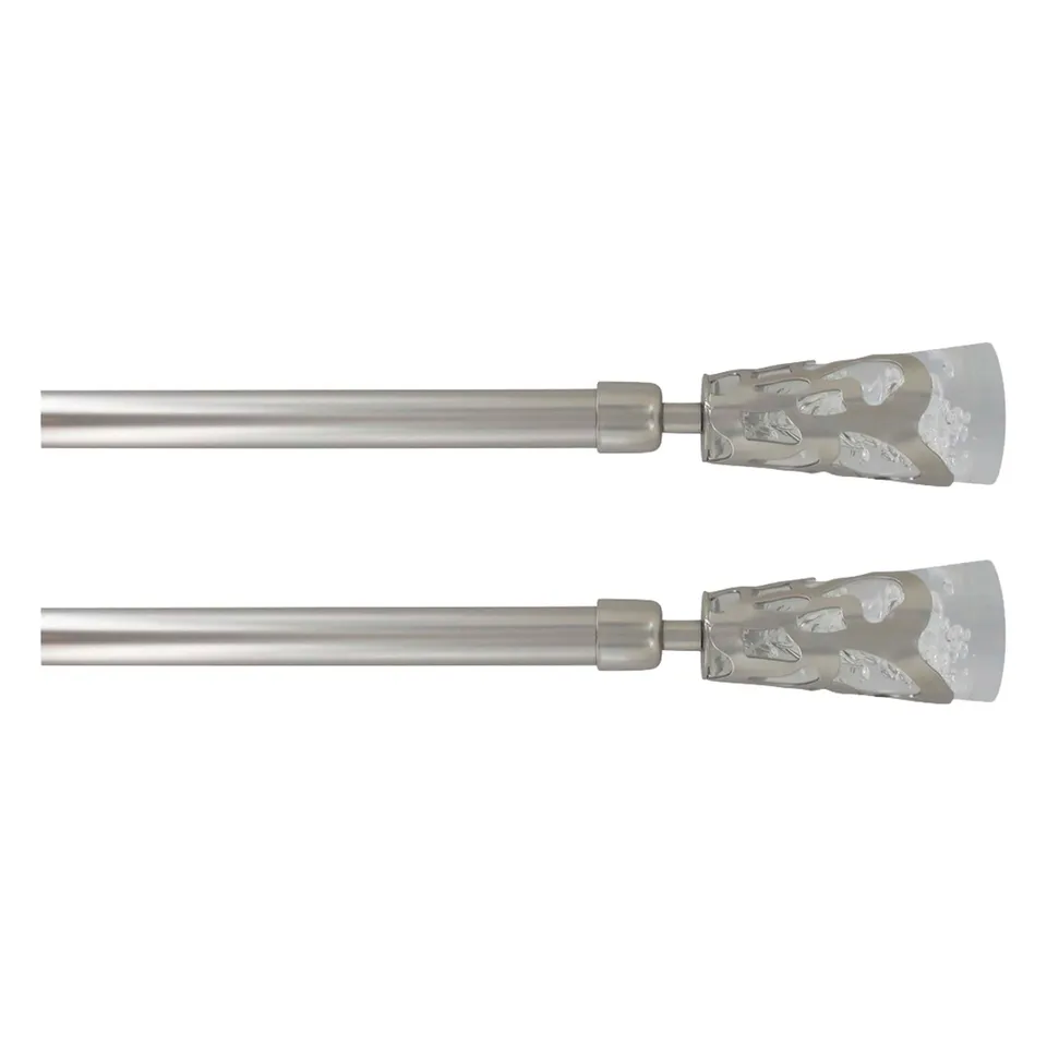 evideco-home-accessories-tringle-rideau-argent-127-208-cm-lot-de-2 image 1