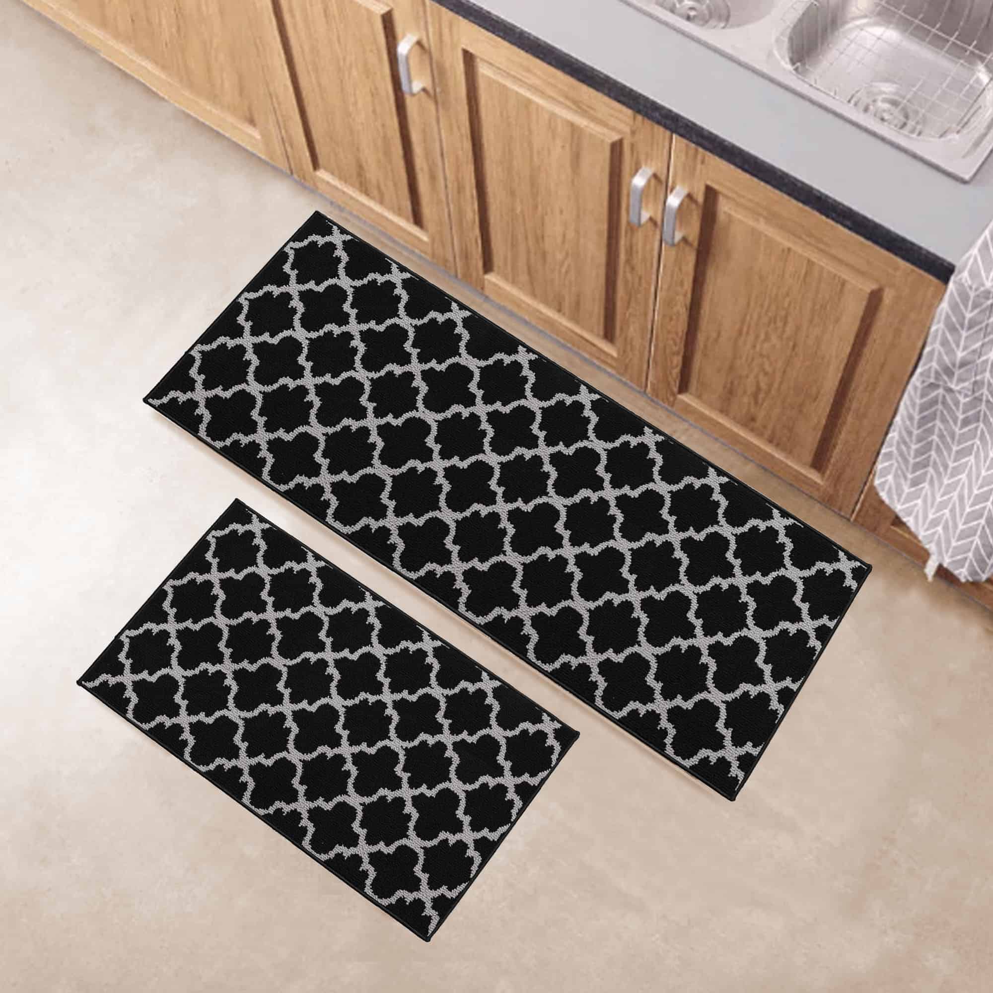 evideco-home-accessories-tapis-cuisine-arabesque-noir-gris-122x51cm image 6