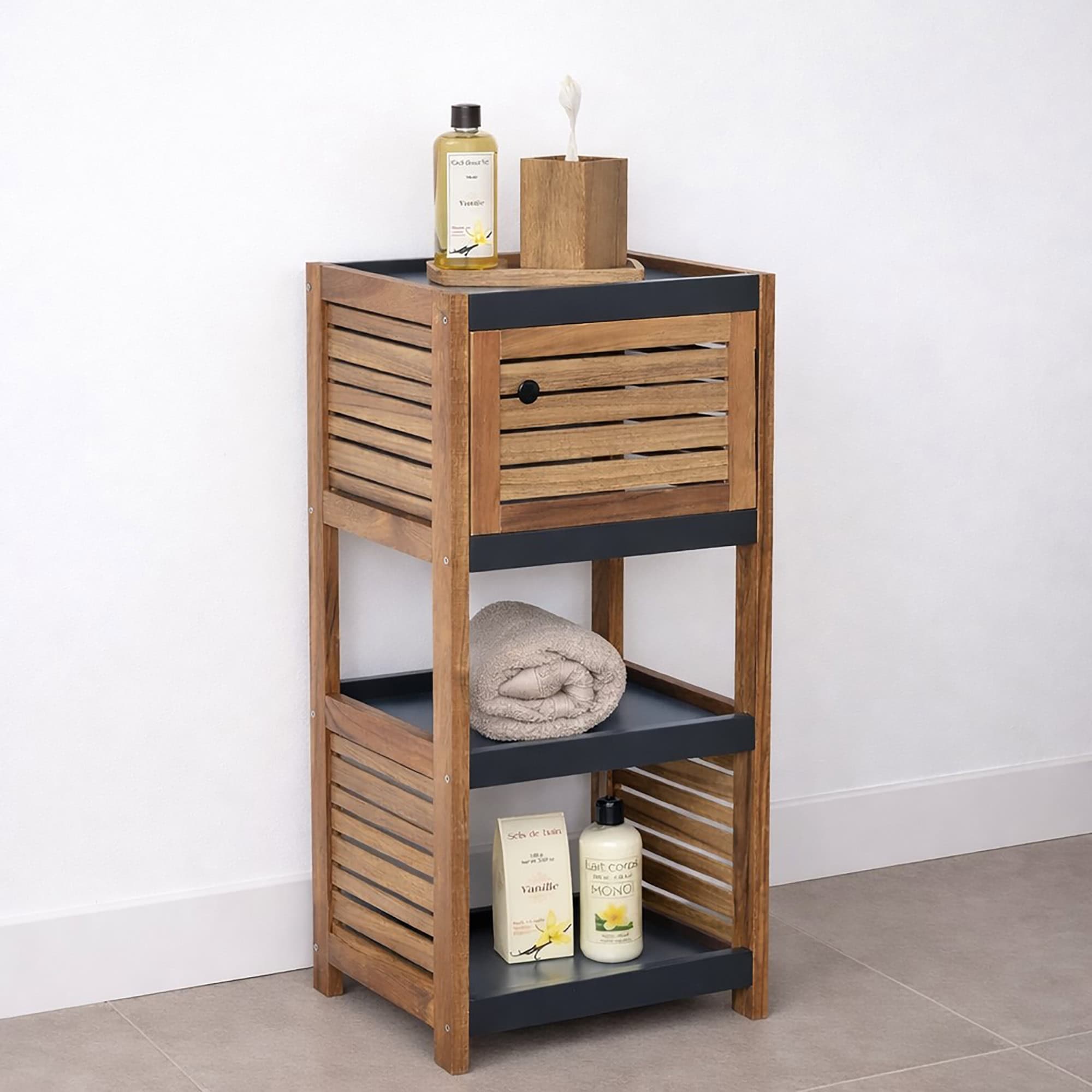 evideco-meuble-salle-de-bain-marron-gris-elements image 3