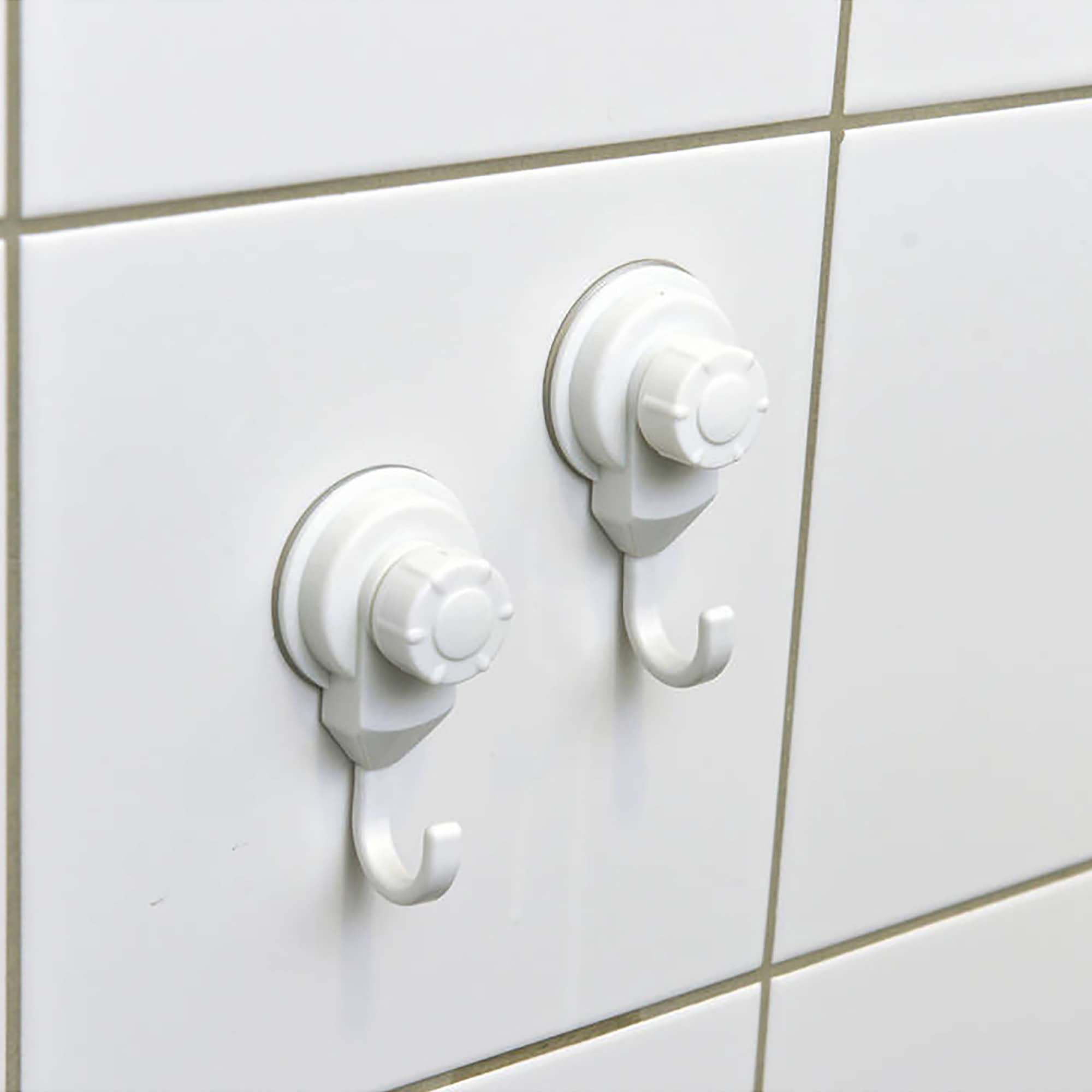 evideco-crochets-ventouse-blancs-lot-de-2-salle-de-bain image 2