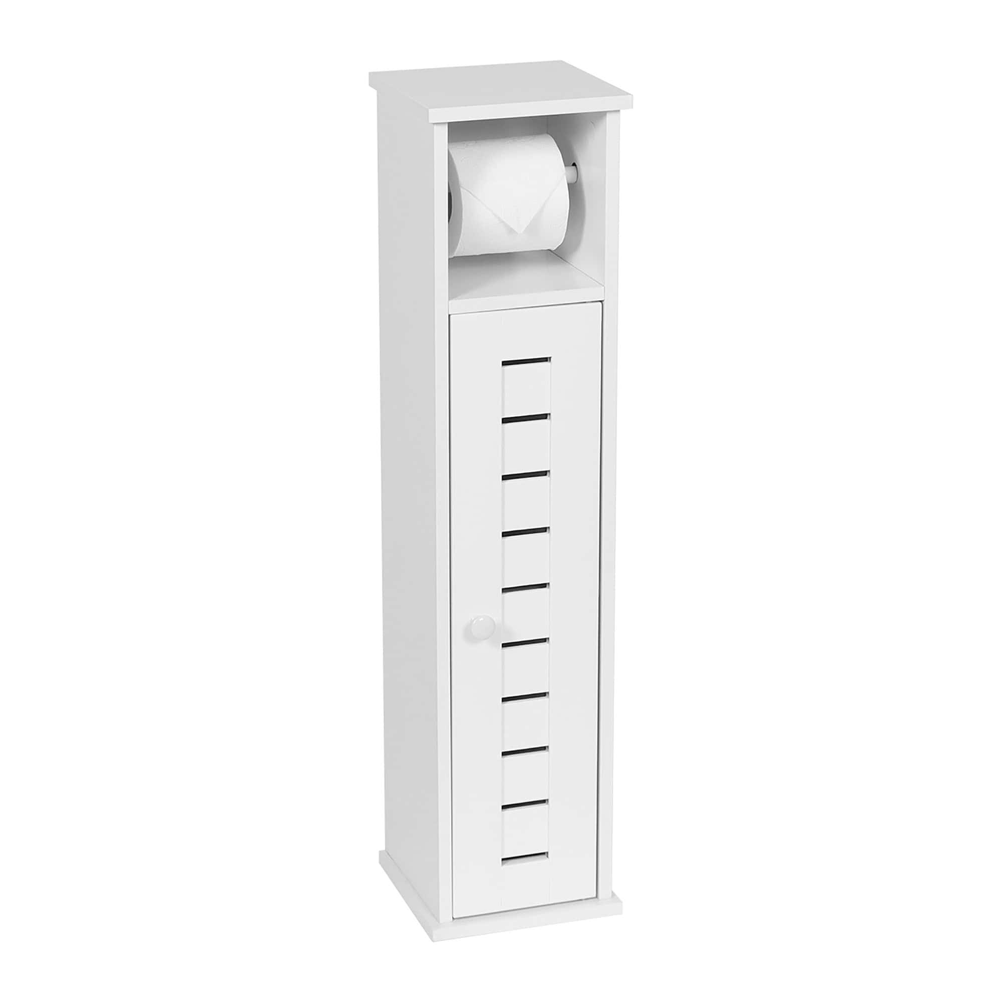 evideco-santorin-meuble-wc-blanc-papier-toilette-6-rouleaux image 8