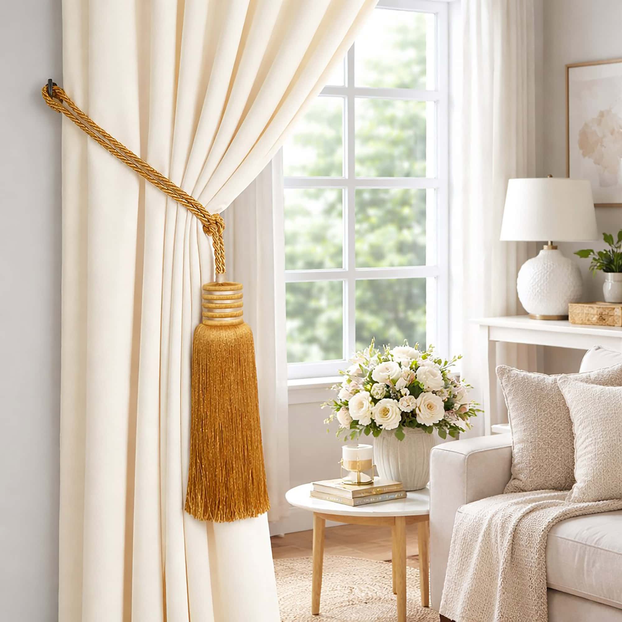 evideco-home-accessories-embrasses-rideaux-ambre-dor-lot-de-2 image 4