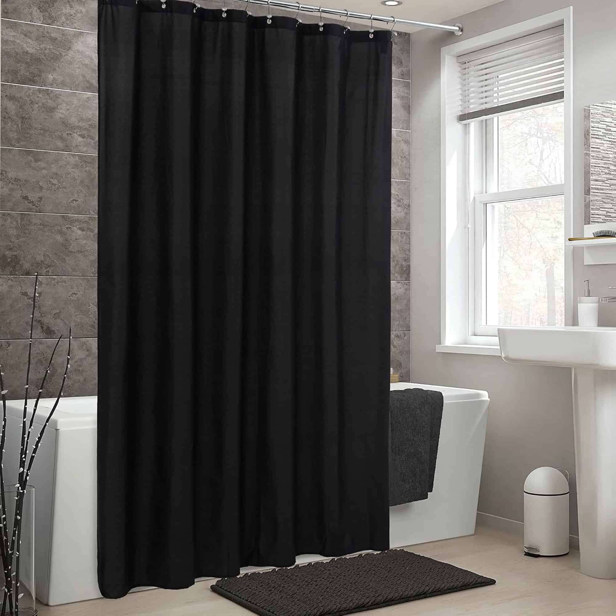 evideco-doublure-rideau-douche-noir-peva-71x79-imperm-able-long image 6