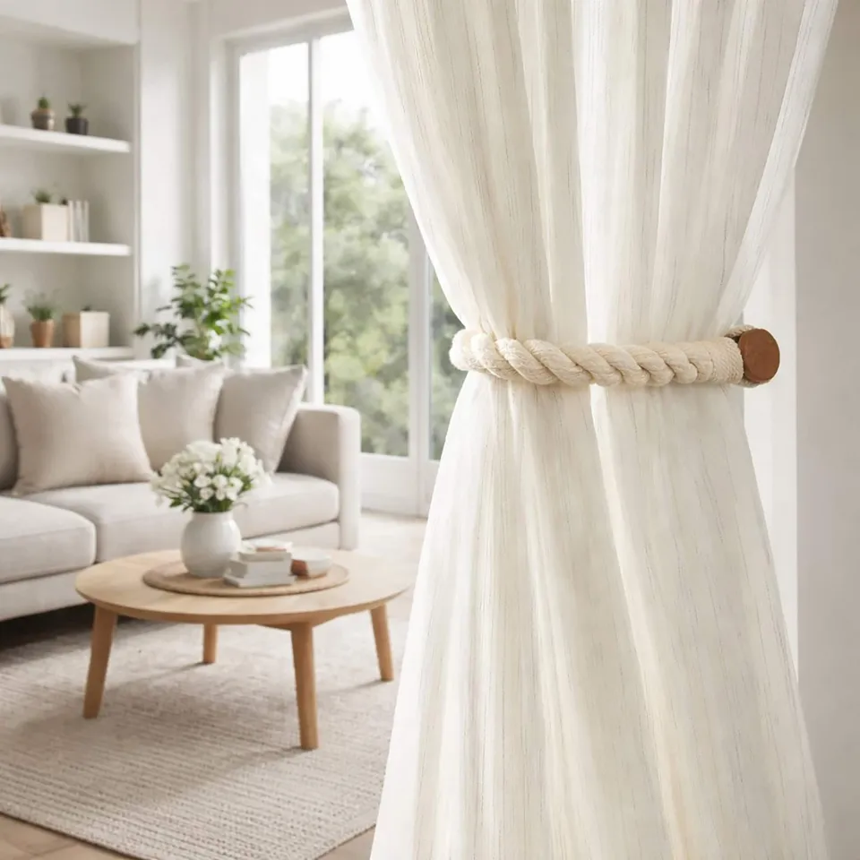 evideco-home-accessories-embrasse-rideau-magn-tique-cru image 1