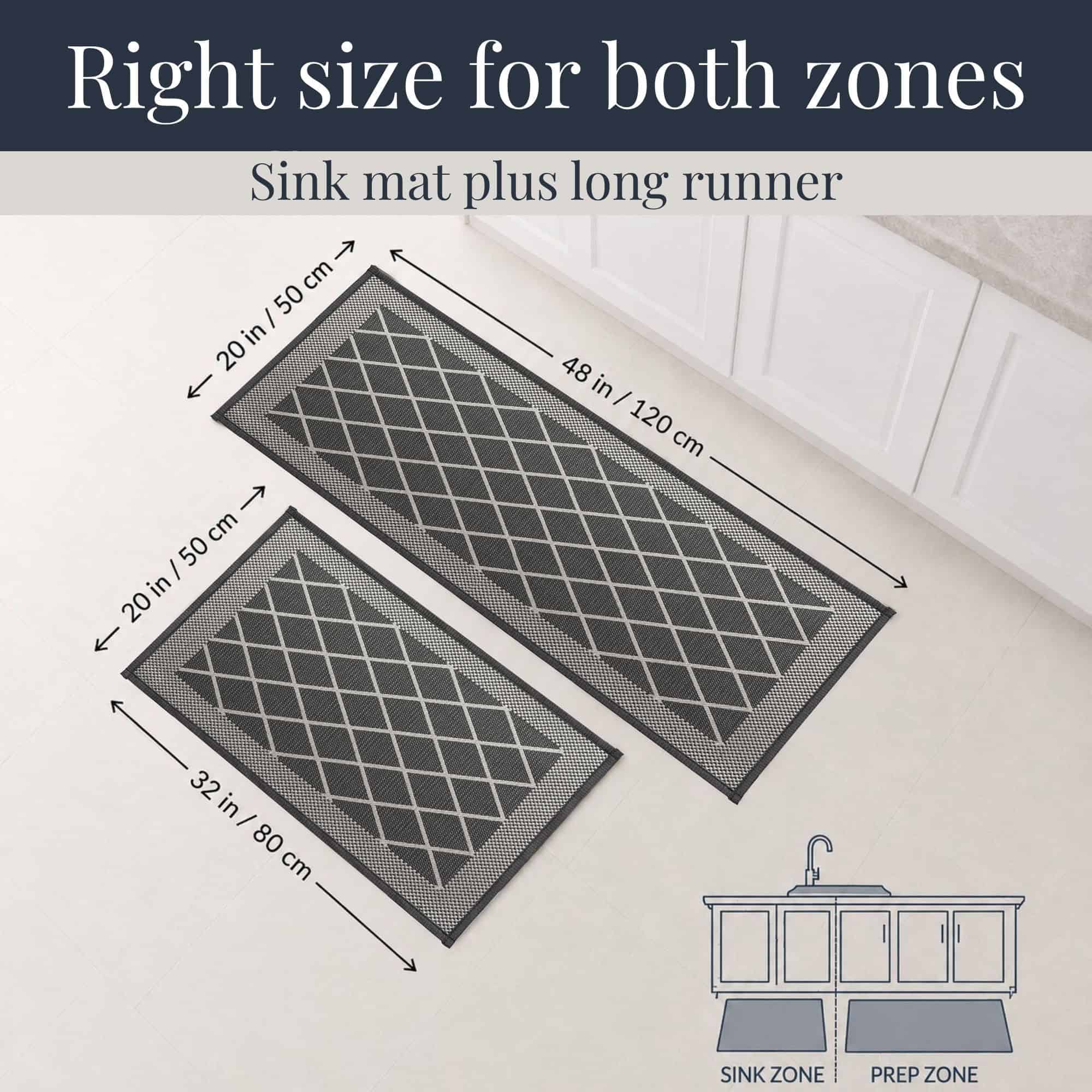 evideco-diamond-gray-lot-2-tapis-cuisine-gris-20x32-20x48 image 8