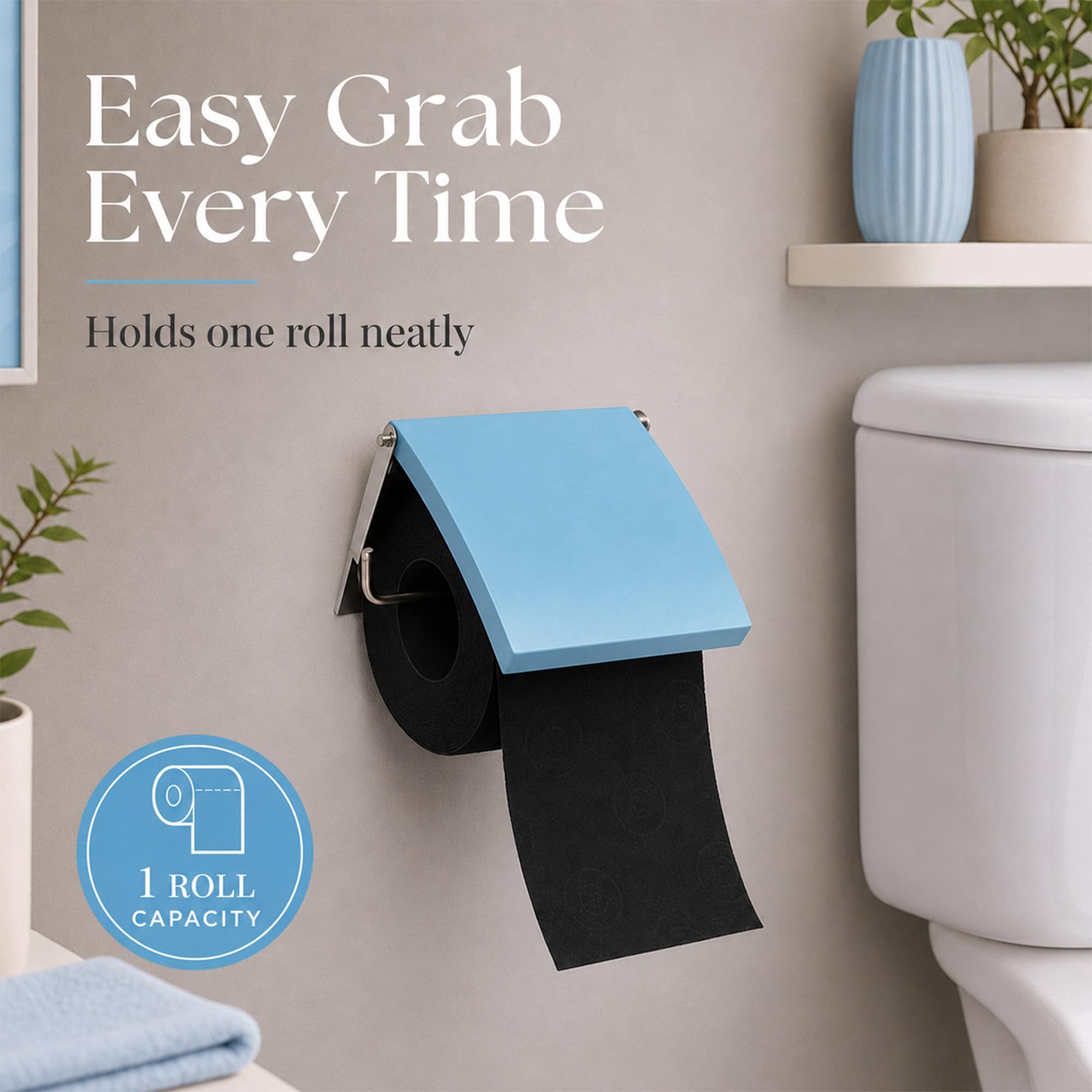 evideco-porte-papier-toilette-mural-bleu-aqua image 5