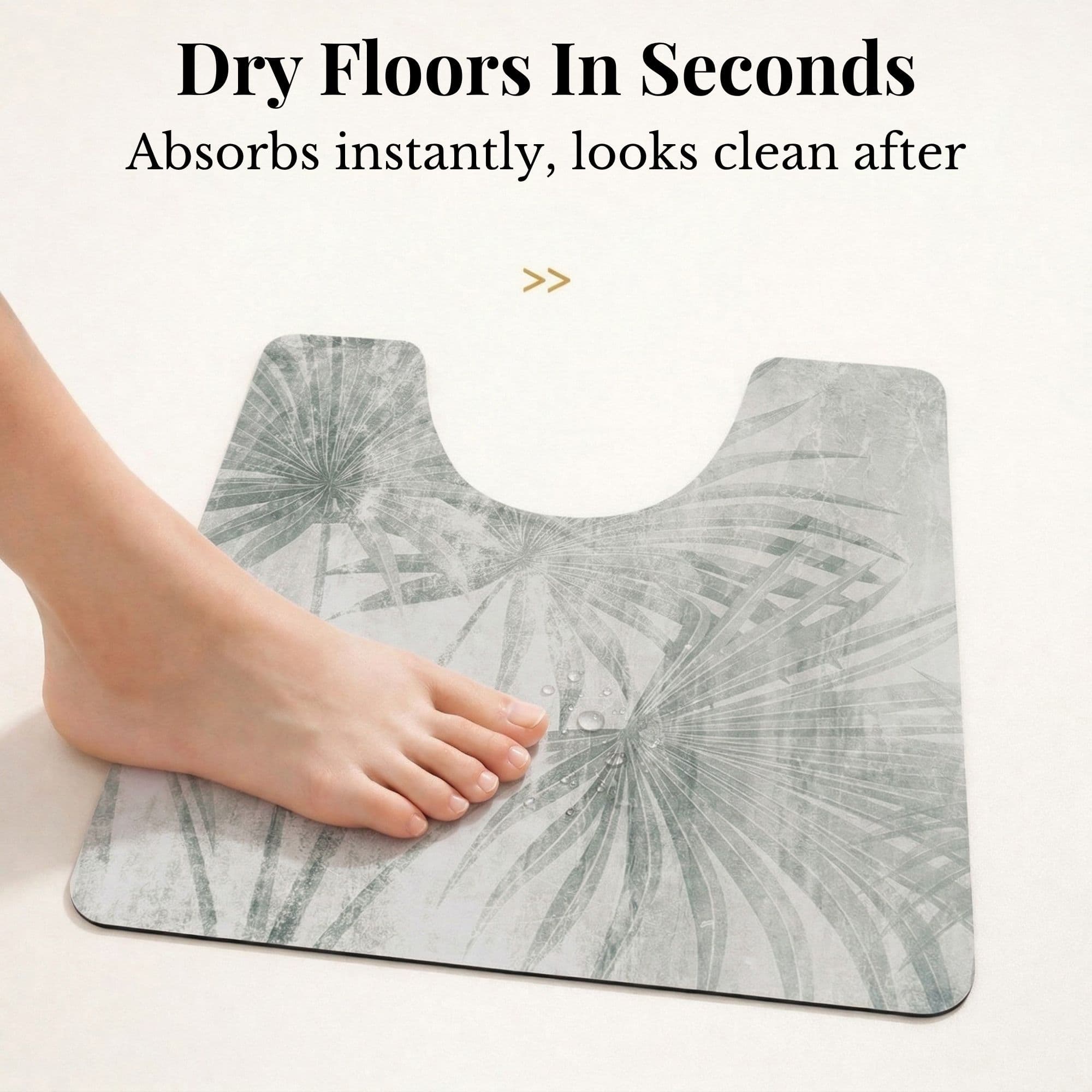 evideco-palm-breeze-tapis-contour-wc-gris-50x46-cm image 2