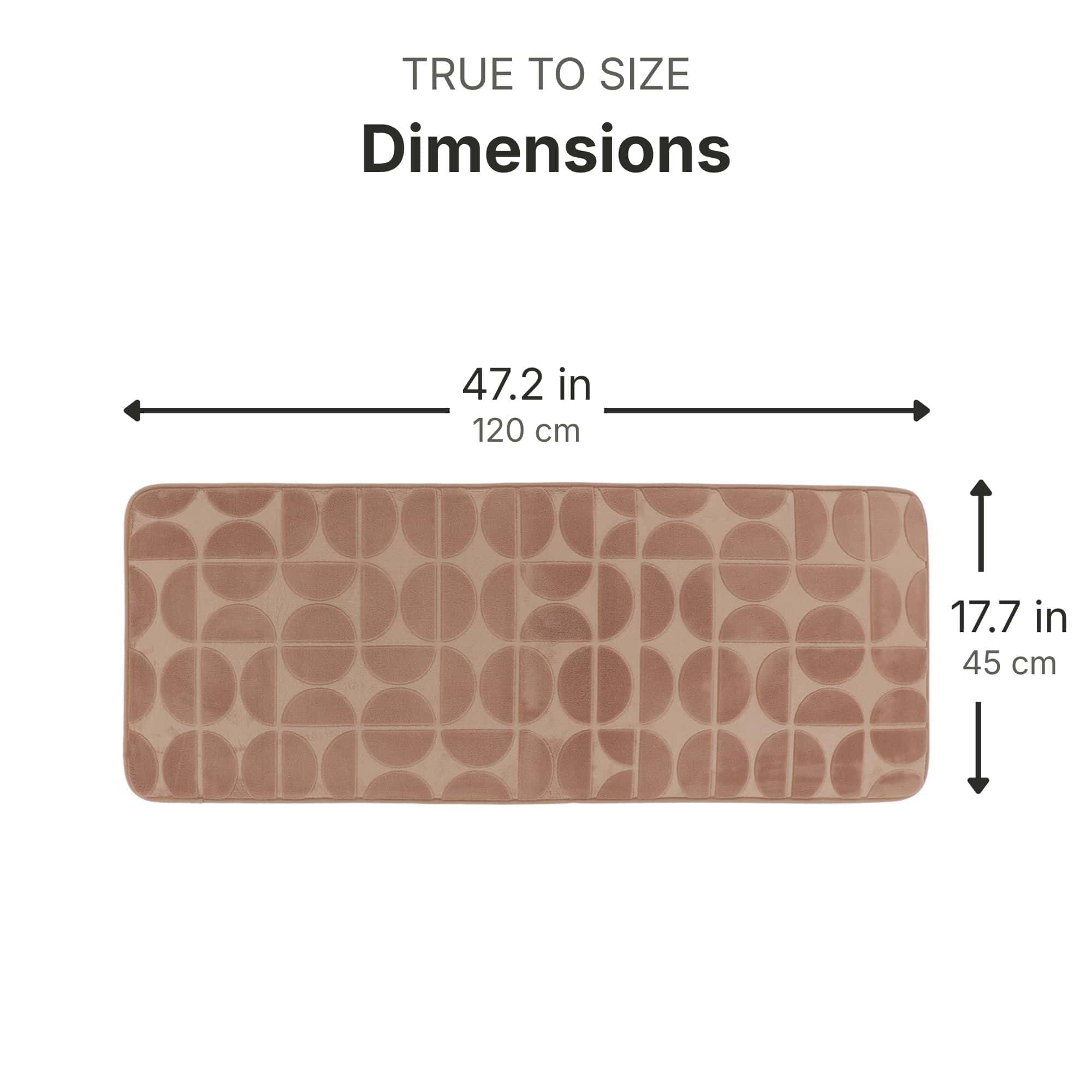 evideco-demi-lune-tapis-de-bain-caramel-45x120-cm-mousse image 4