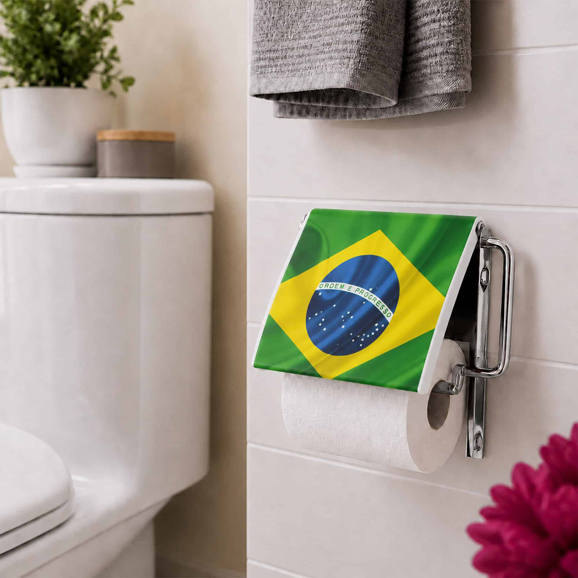 evideco-brazil-porte-papier-toilette-mural-drapeau-br-sil image 2
