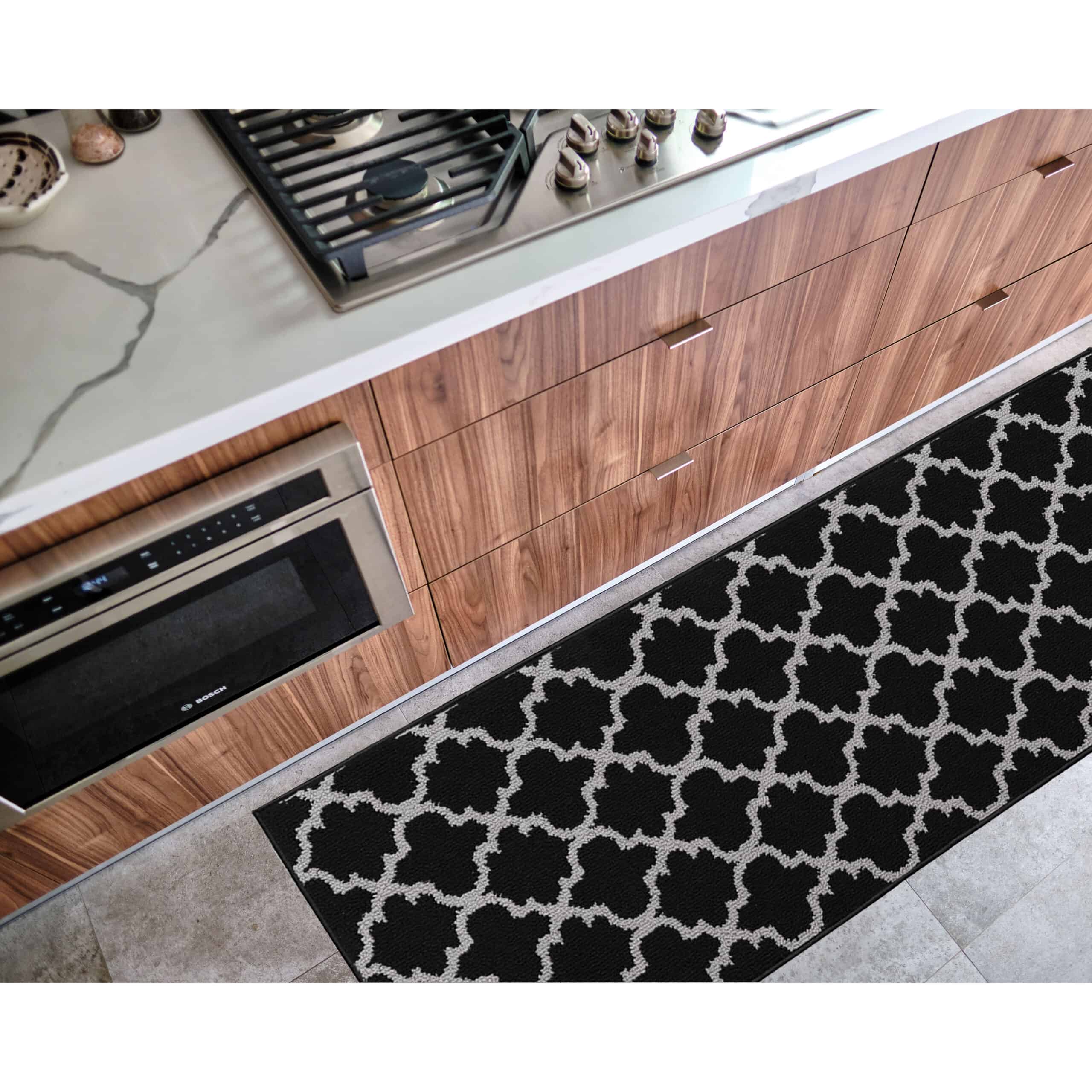 evideco-home-accessories-tapis-cuisine-arabesque-noir-gris-122x51cm image 5
