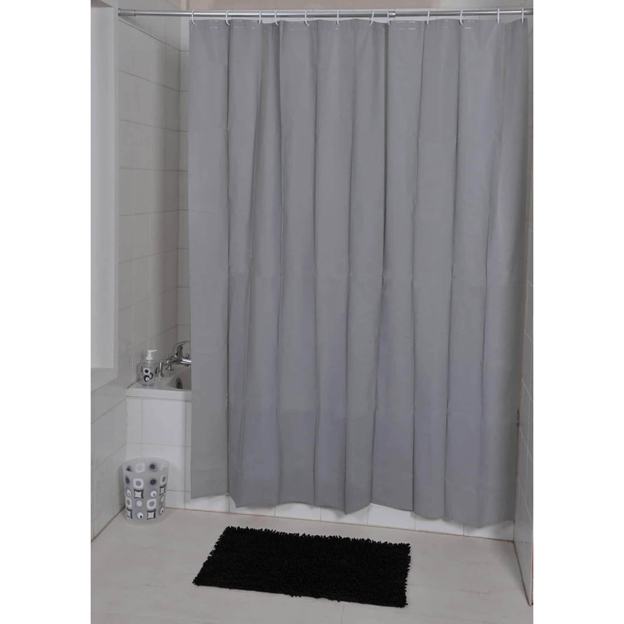 evideco-shower-accessories-doublure-rideau-douche-gris-extra-long image 7