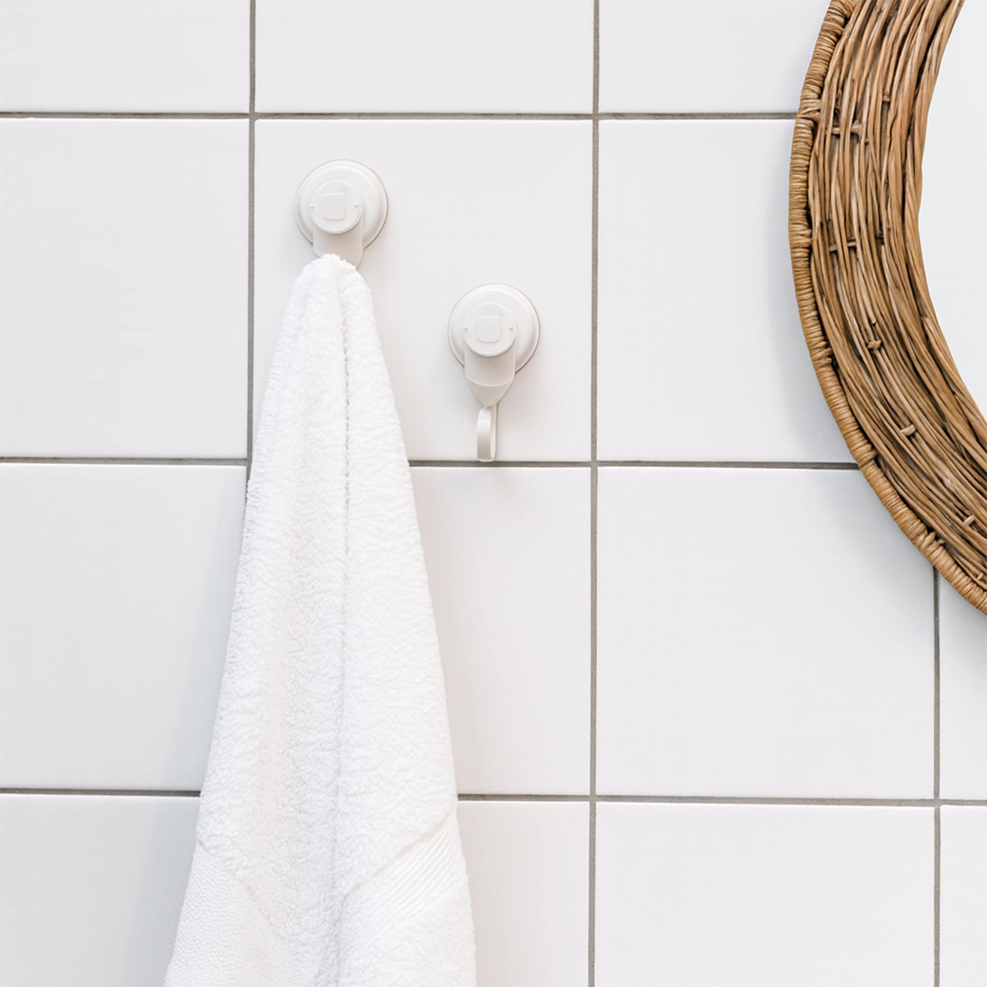 evideco-crochets-ventouse-blancs-lot-de-2-salle-de-bain image 4