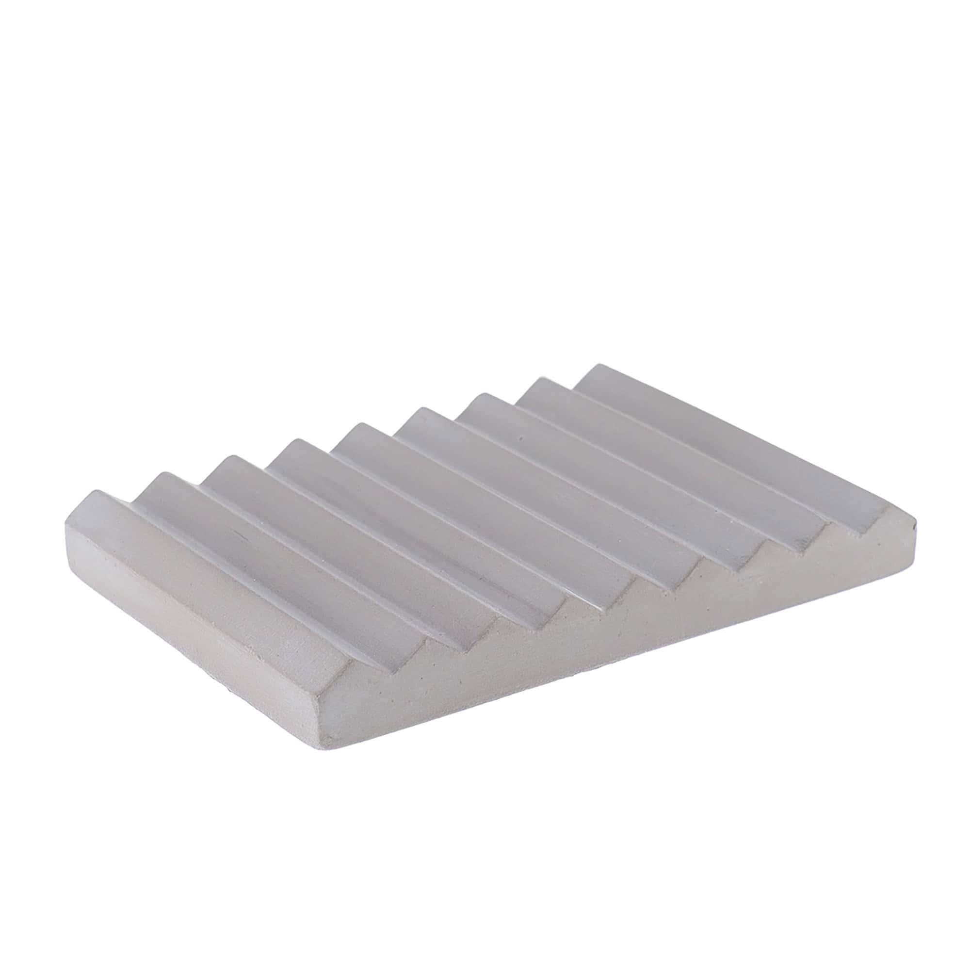 evideco-bathroom-accessories-porte-savon-ciment-gris-stri image 8