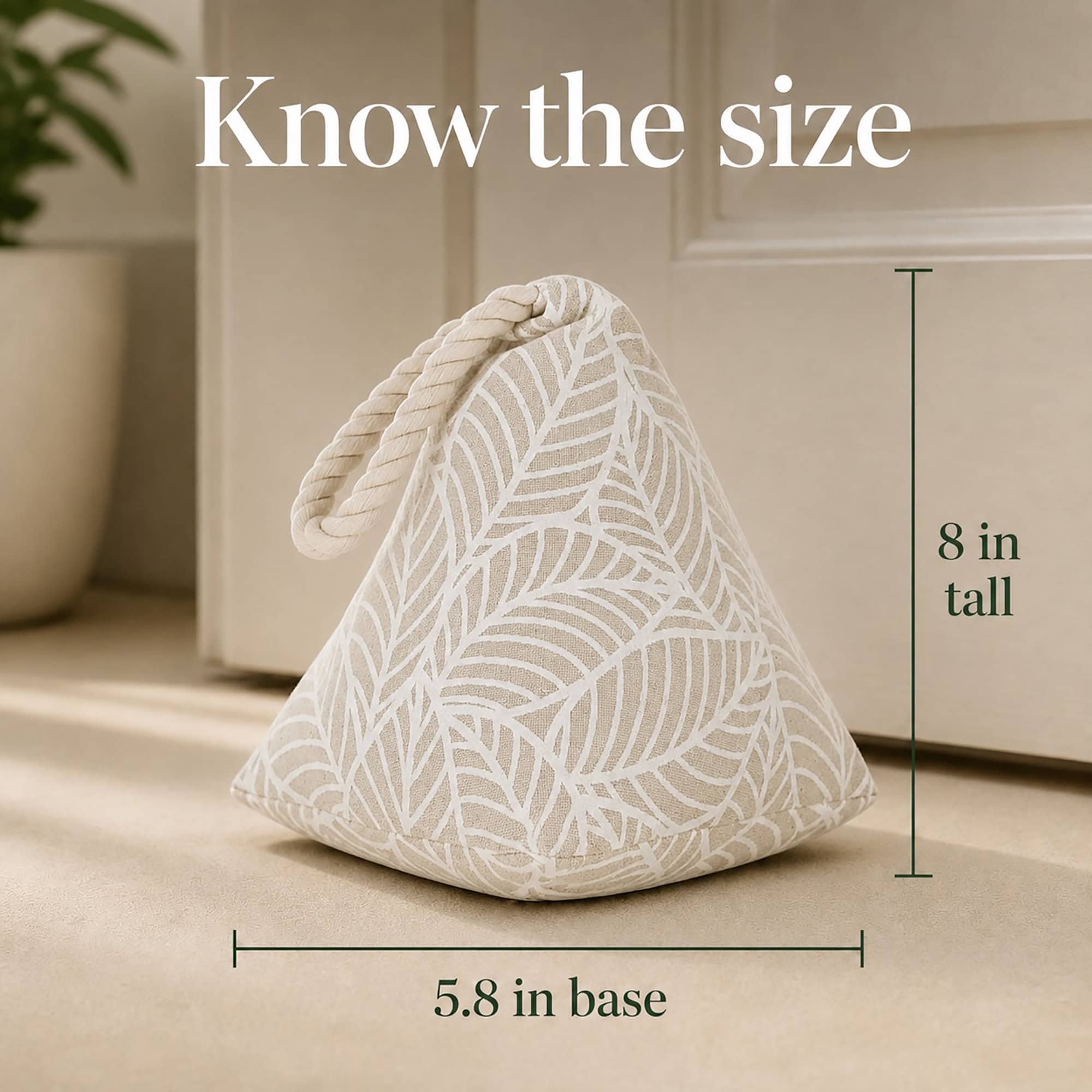 evideco-home-accessories-cale-porte-tissu-blanc-motif-jungle-1-kg image 4