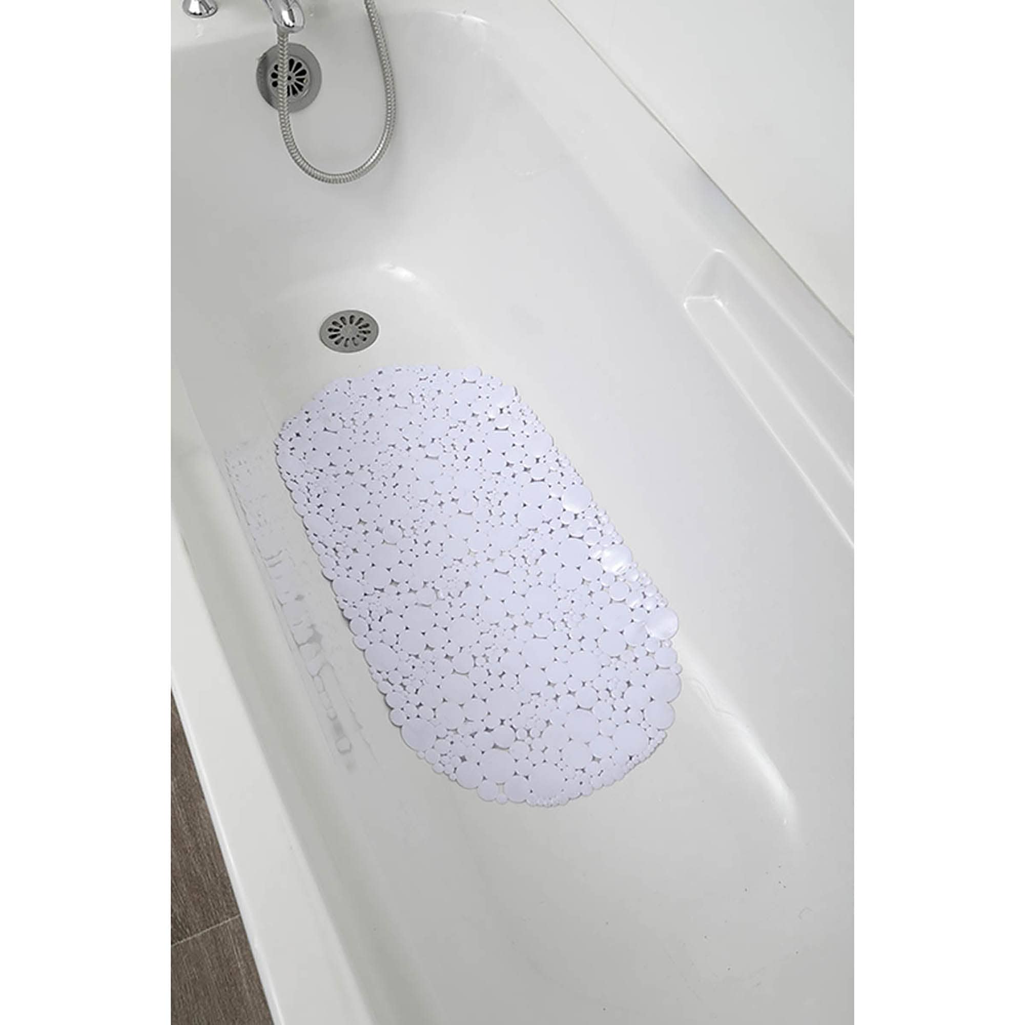 evideco-bubbles-tapis-baignoire-ovale-antid-rapant-blanc-71x38-cm image 4