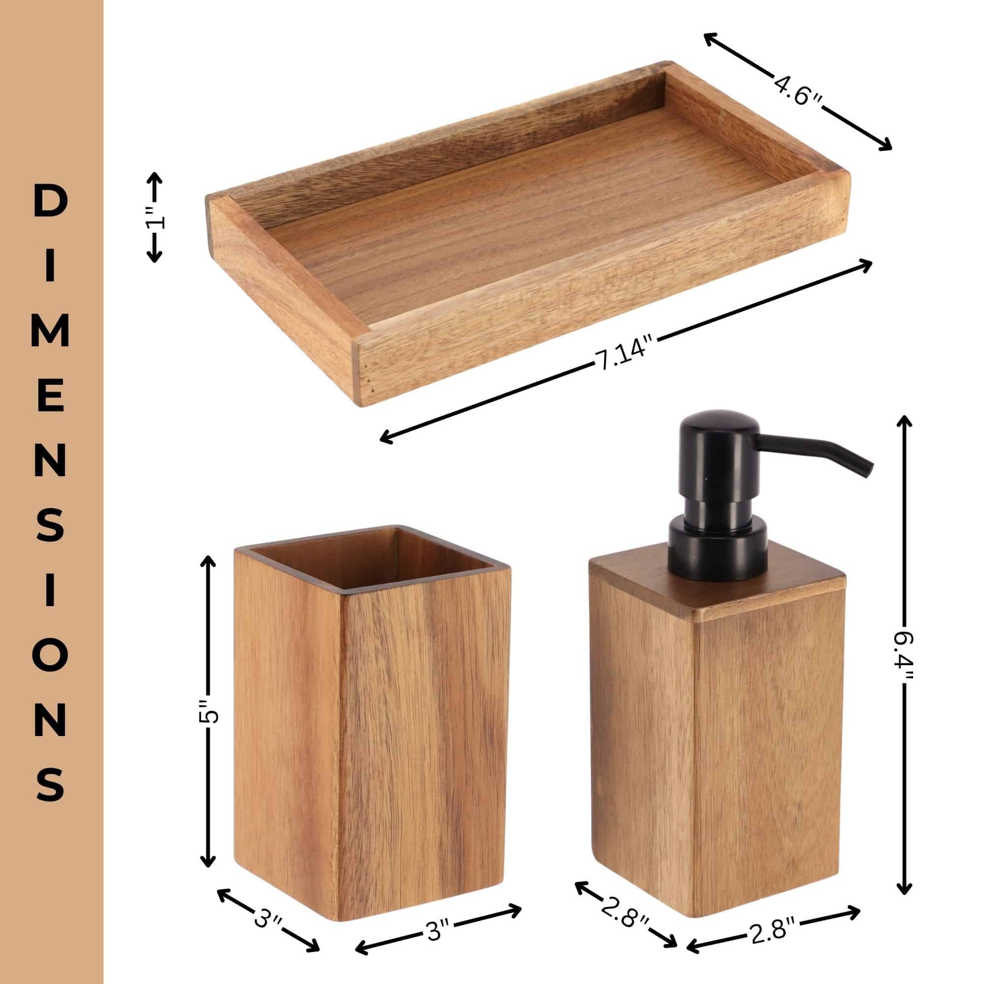 evideco-bathroom-accessories-set-acacia-3-pi-ces-plateau-rectangulaire image 6