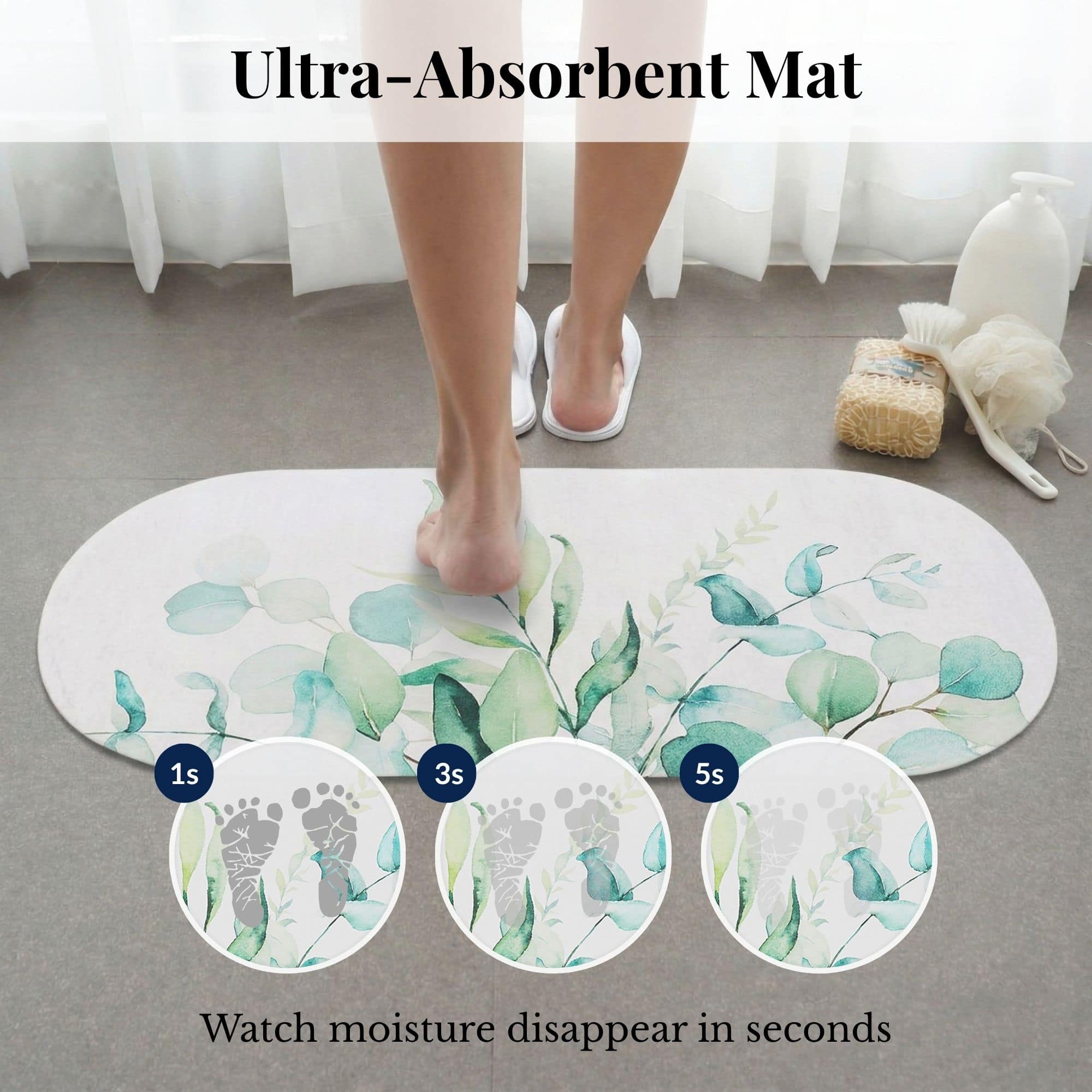 evideco-eucalyptus-mist-tapis-de-bain-runner-40x18-antid-rapant image 3