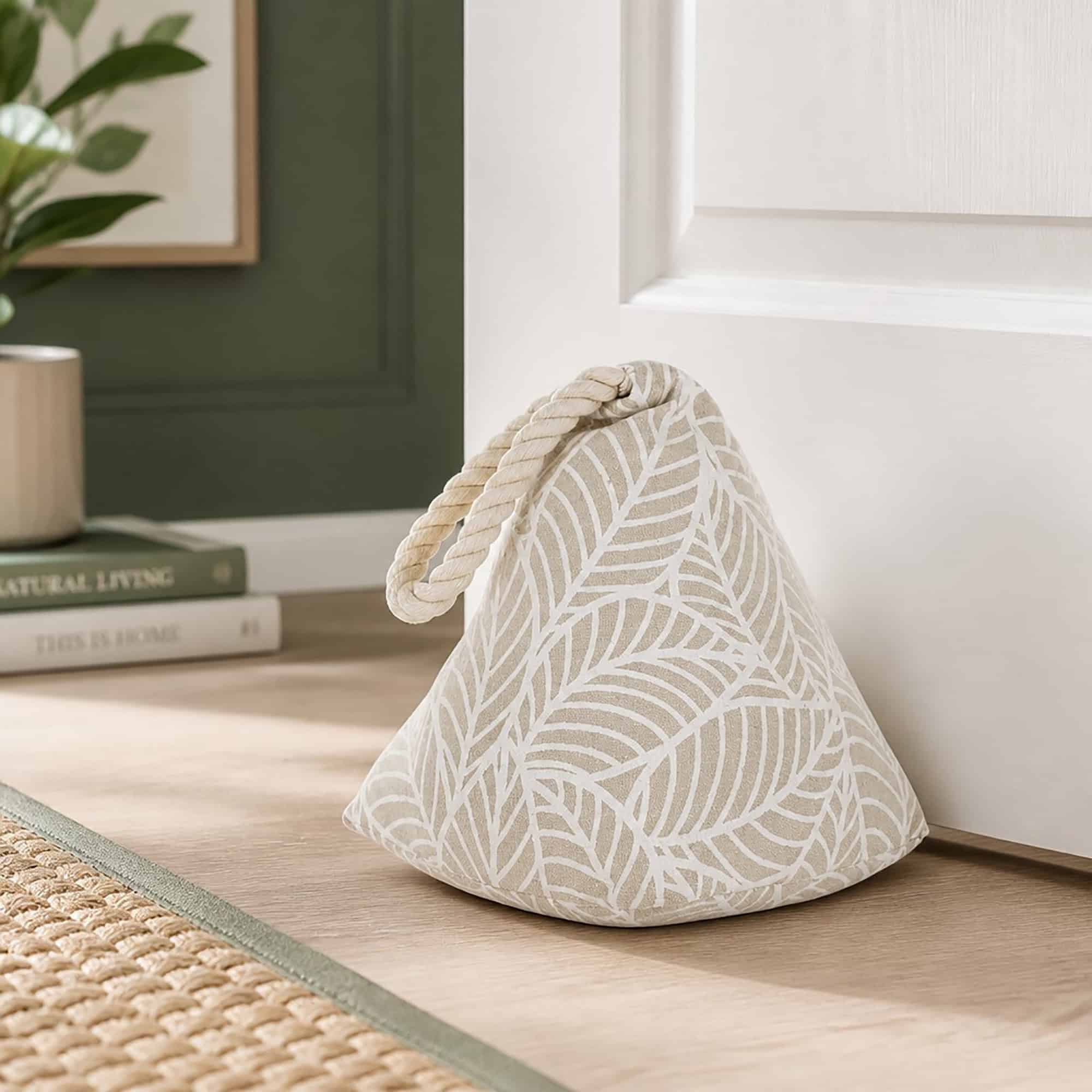 evideco-home-accessories-cale-porte-tissu-blanc-motif-jungle-1-kg image 1