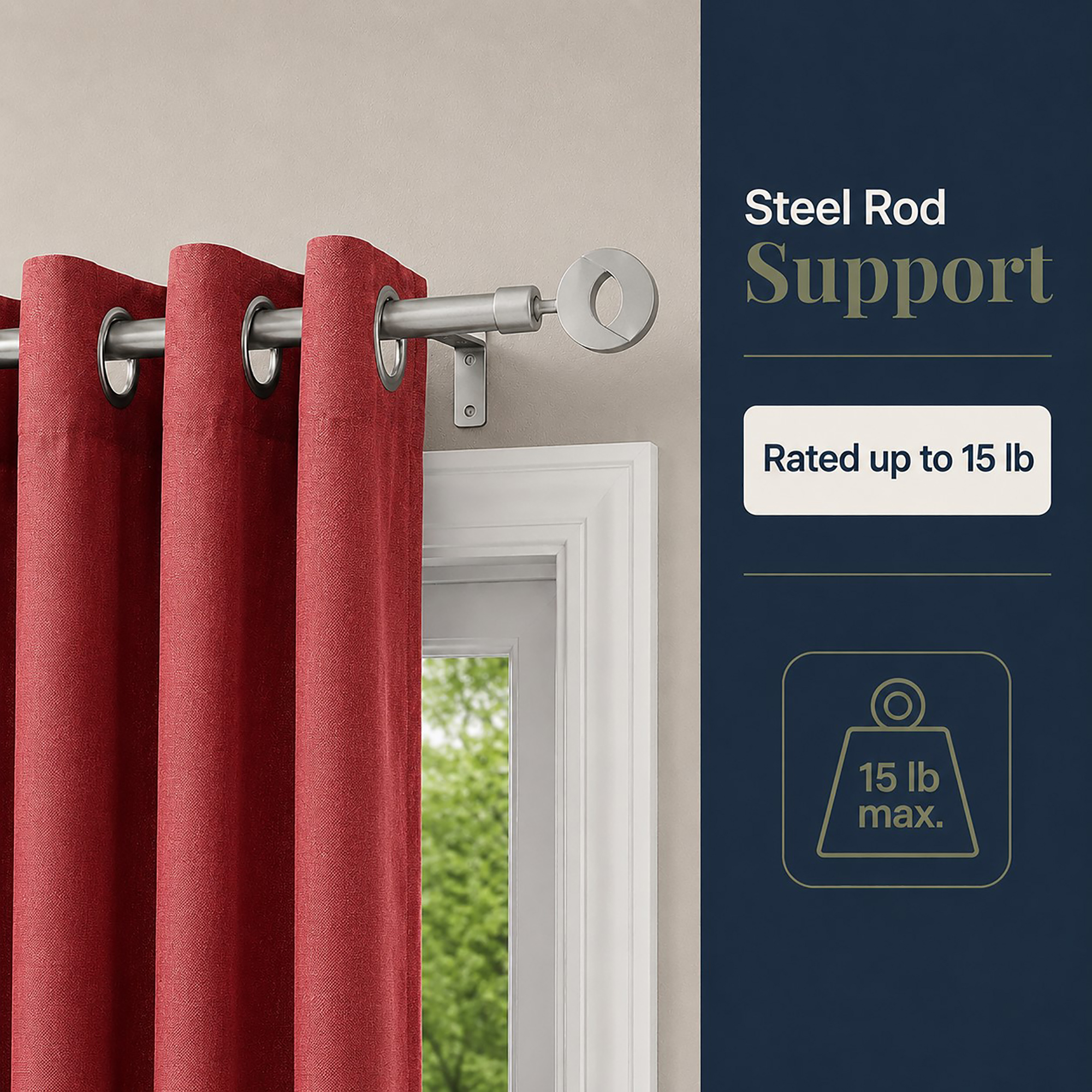 evideco-tringle-rideau-simple-ajustable-50-82-gris-acier image 4