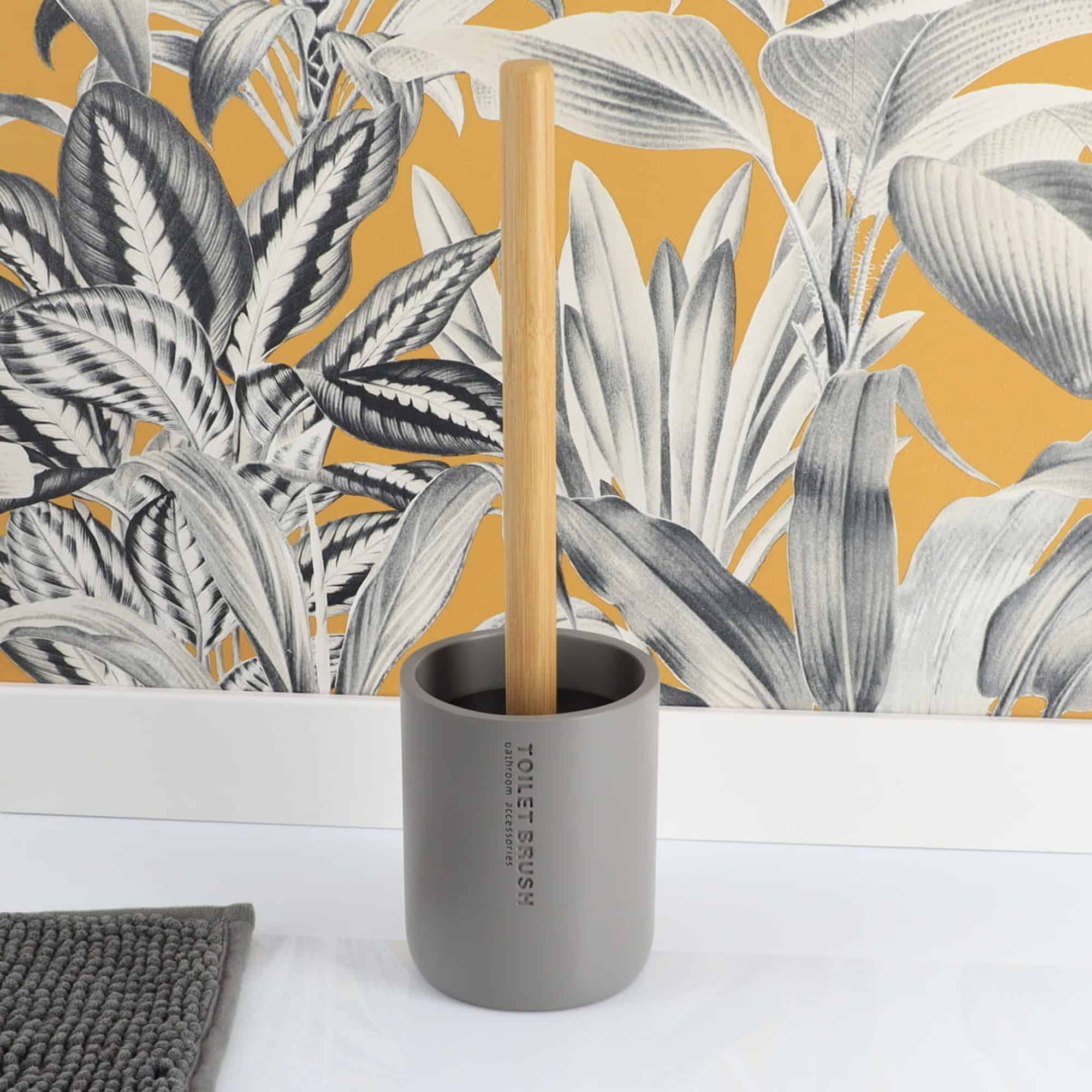 evideco-set-salle-de-bain-gris-bambou-6-pi-ces image 3
