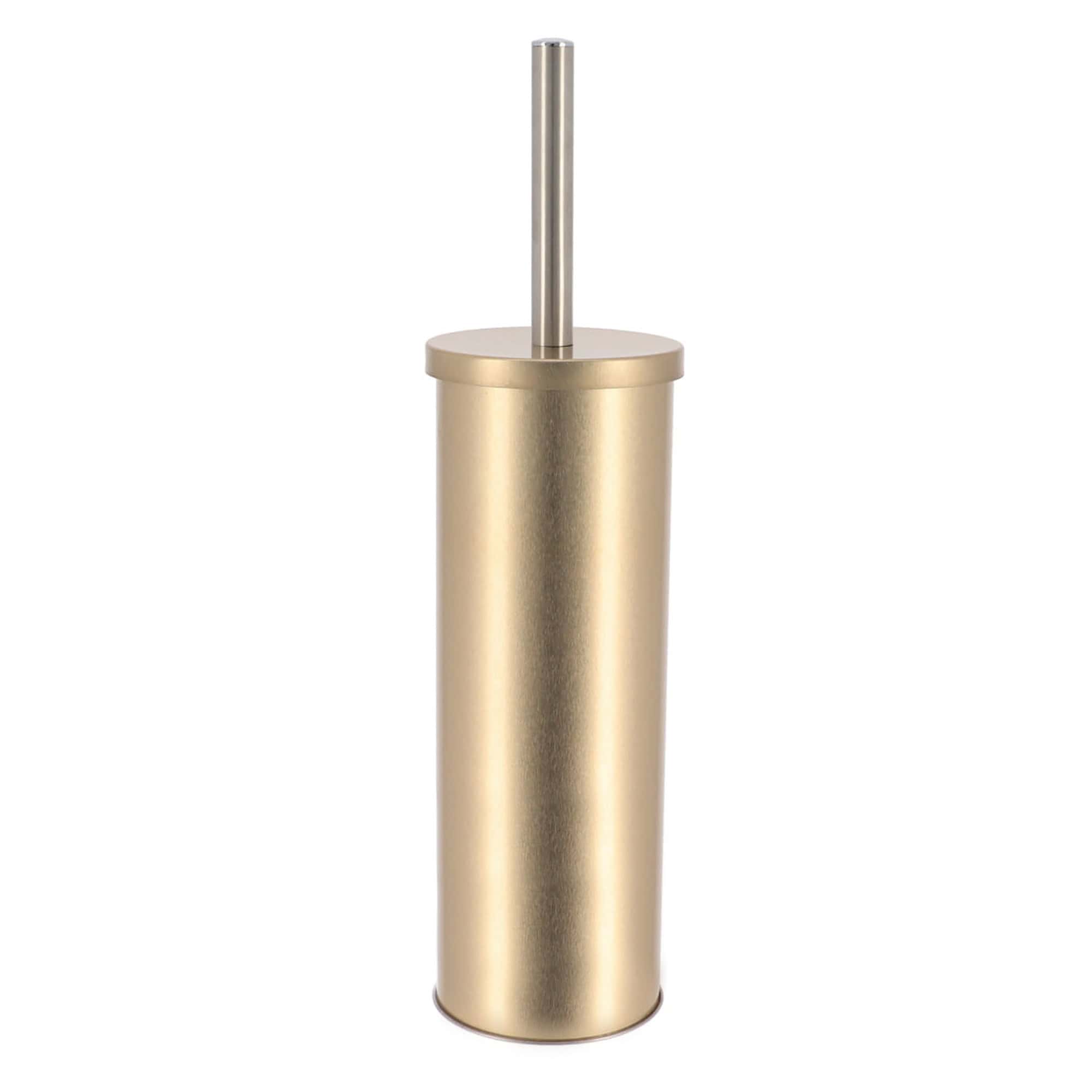 evideco-toilet-seats-brosse-wc-dor-manche-inox-t-te-rempla-able image 8