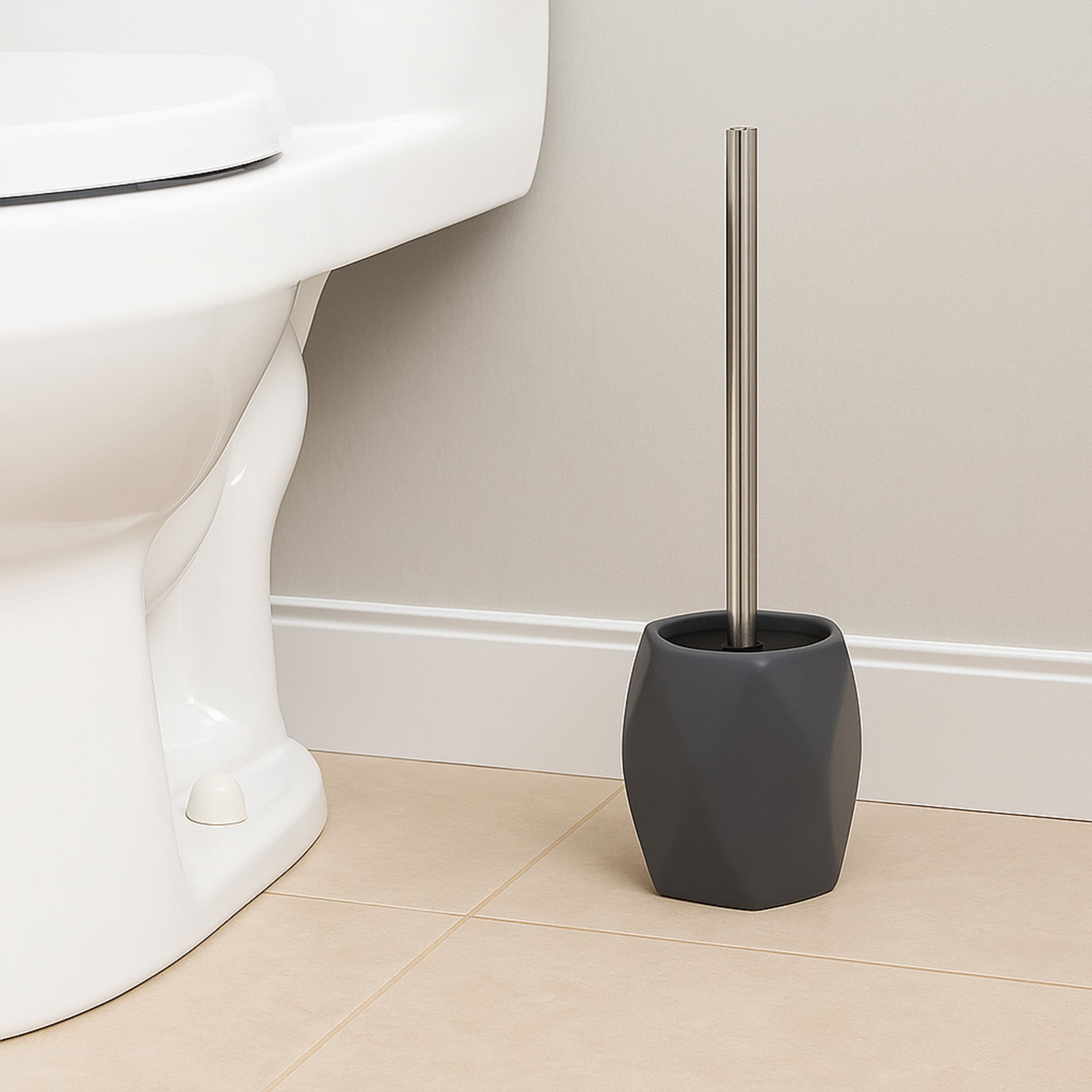 evideco-diamond-ensemble-salle-de-bain-gris-4-pi-ces-moderne image 3