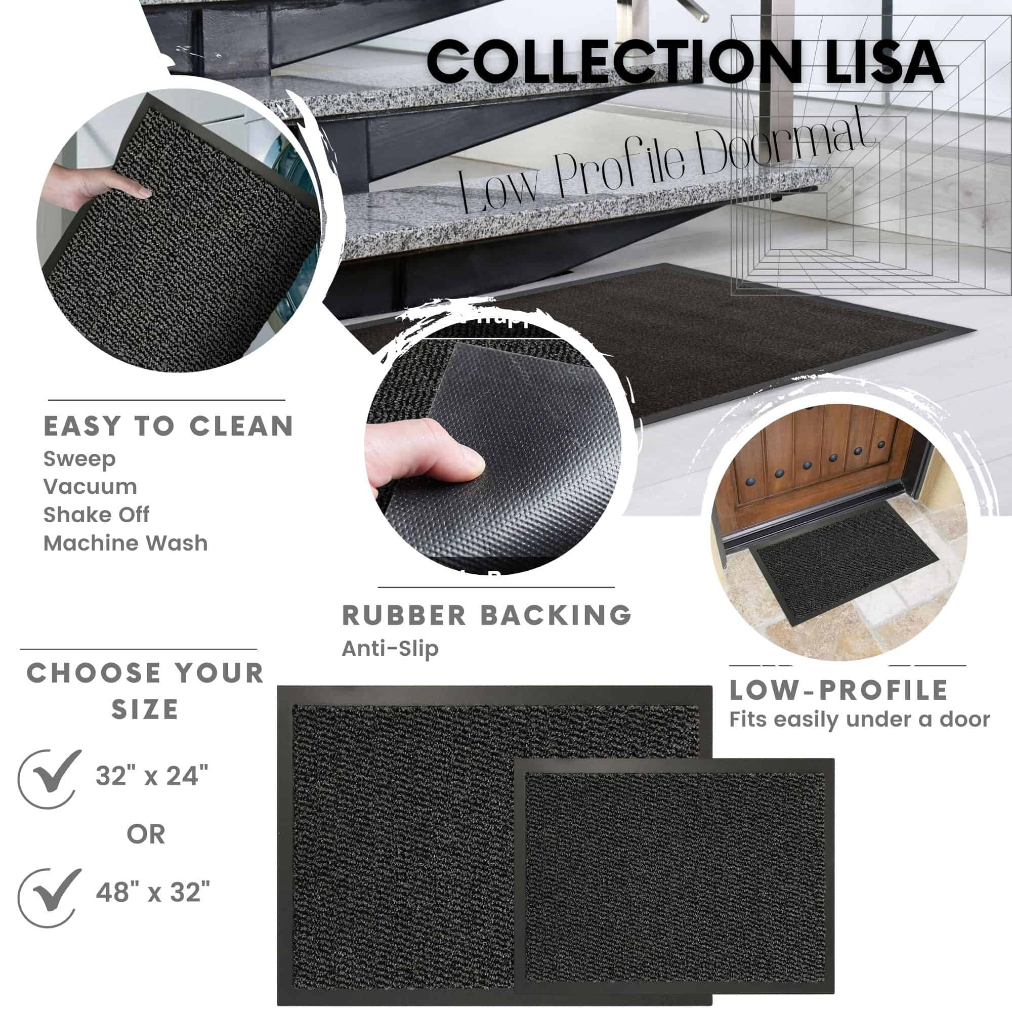 evideco-home-accessories-tapis-entr-e-caoutchouc-noir-81x61-cm image 2