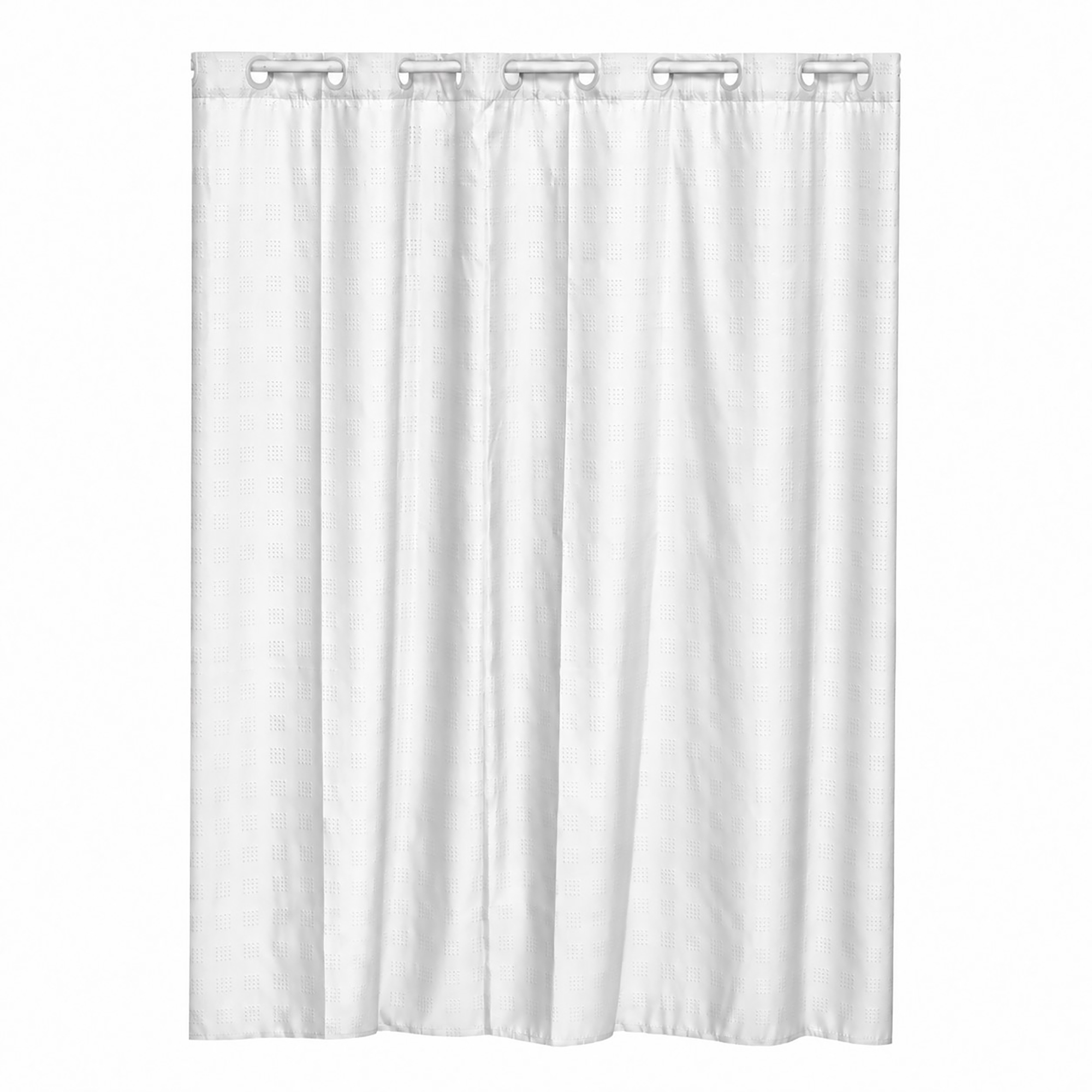 evideco-rideau-de-douche-blanc-sans-crochets-180x200-cm image 8