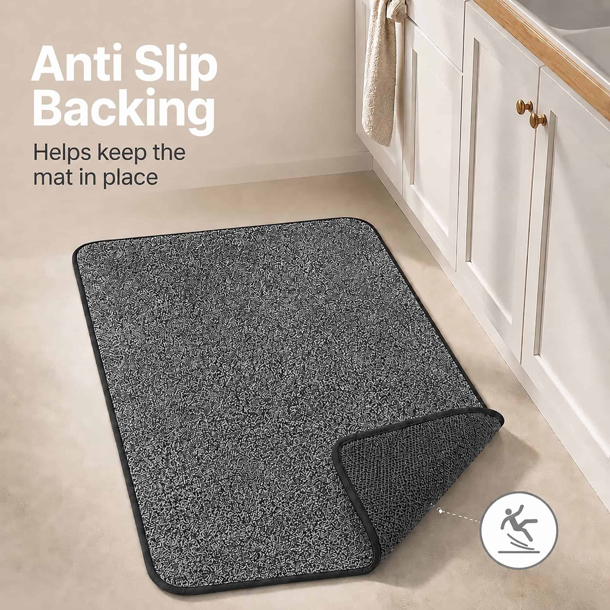 evideco-home-accessories-tapis-cuisine-noir-mouchet-antid-rapant-20x32 image 4