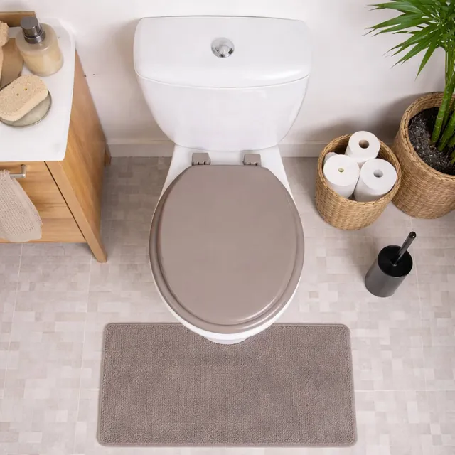 evideco-abattant-wc-rond-bois-moul-taupe-17-pouces image 1
