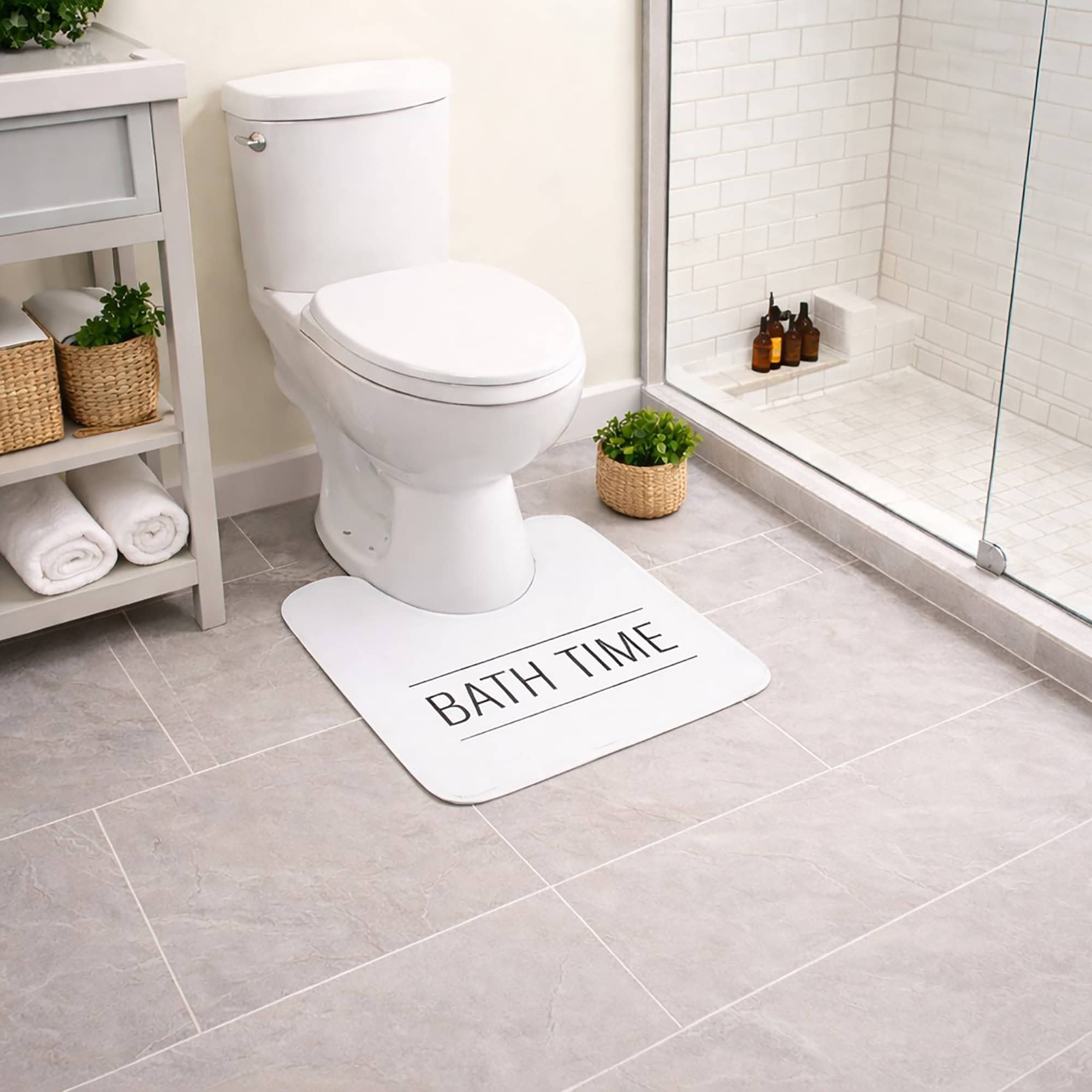 evideco-tapis-wc-contour-microfibre-blanc-bath-time-20x18 image 2