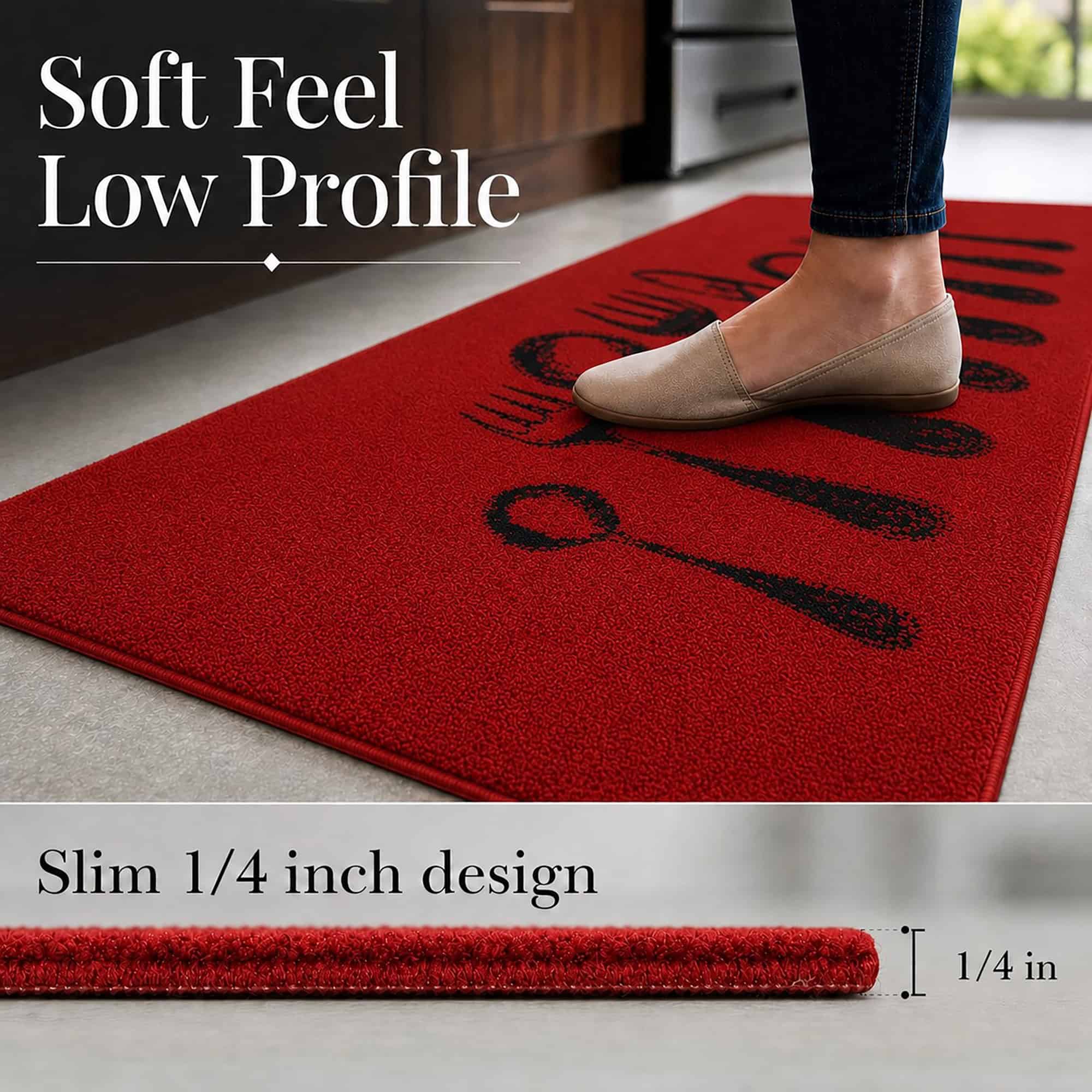evideco-home-accessories-tapis-cuisine-couverts-rouge-122x51-cm-lavable image 5