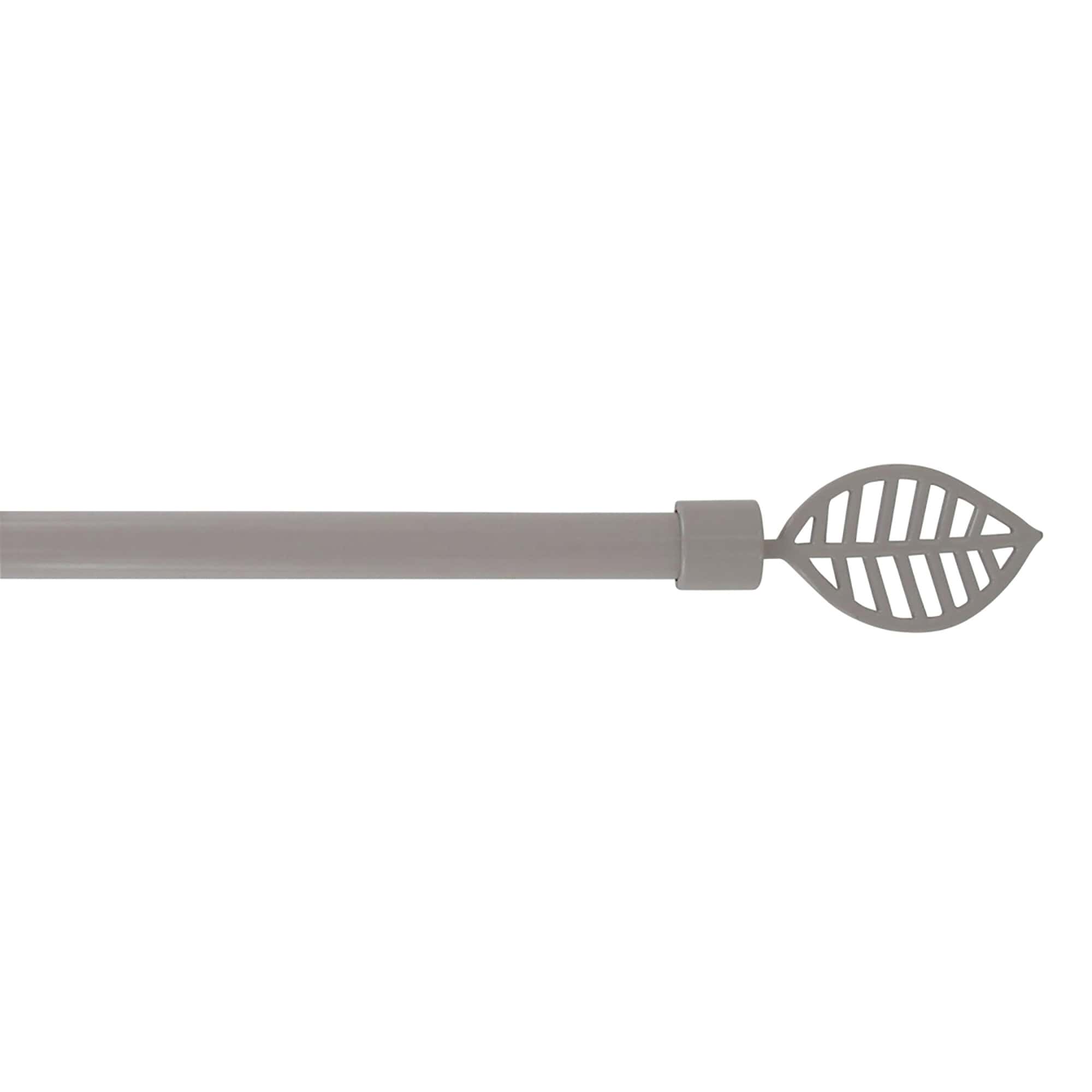 evideco-tringle-rideau-extensible-taupe-50-82-pouces image 1