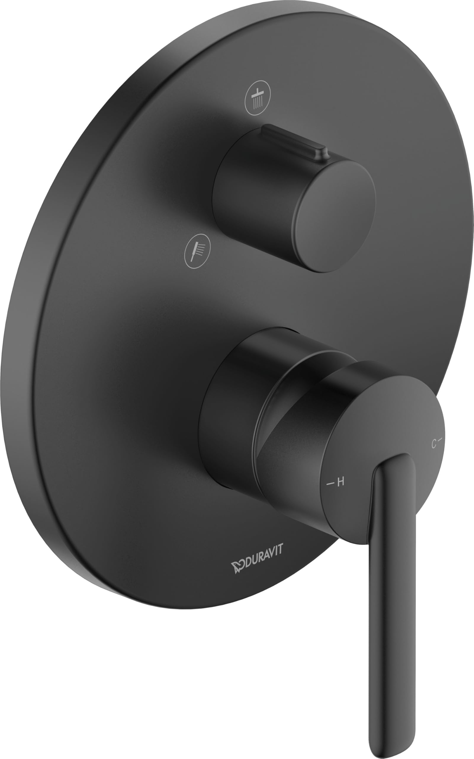 duravit-balcoon-mitigeur-douche-encastr-noir-mat-2-sorties image 1