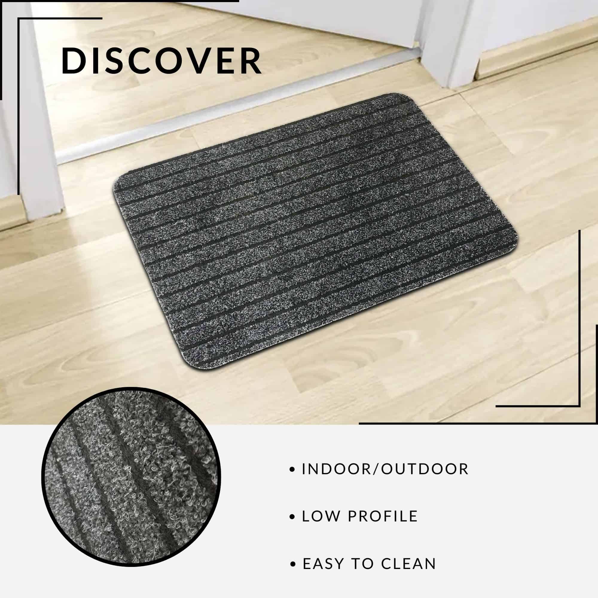 evideco-chloe-paillasson-ext-rieur-gris-60x40-cm-polypropyl-ne image 3