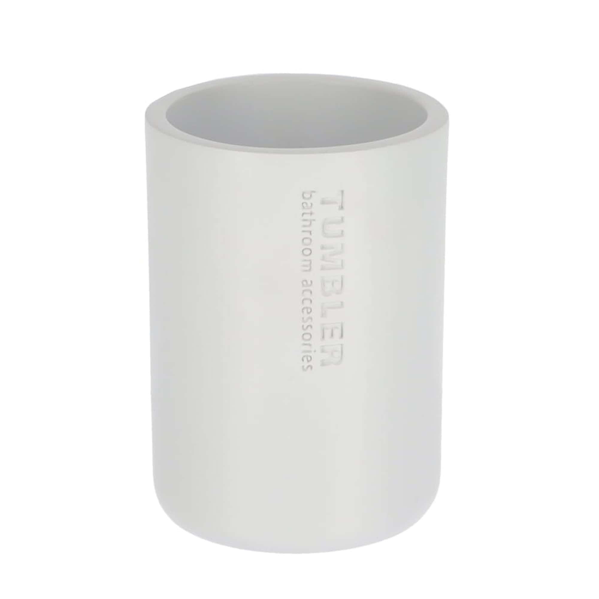 evideco-gobelet-salle-de-bain-blanc-mat-polyresine image 7
