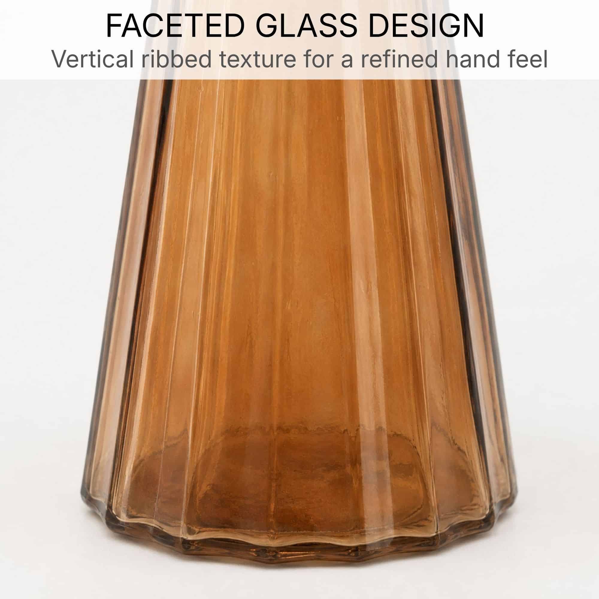 evideco-calix-distributeur-savon-verre-ambr-300-ml-pompe image 4