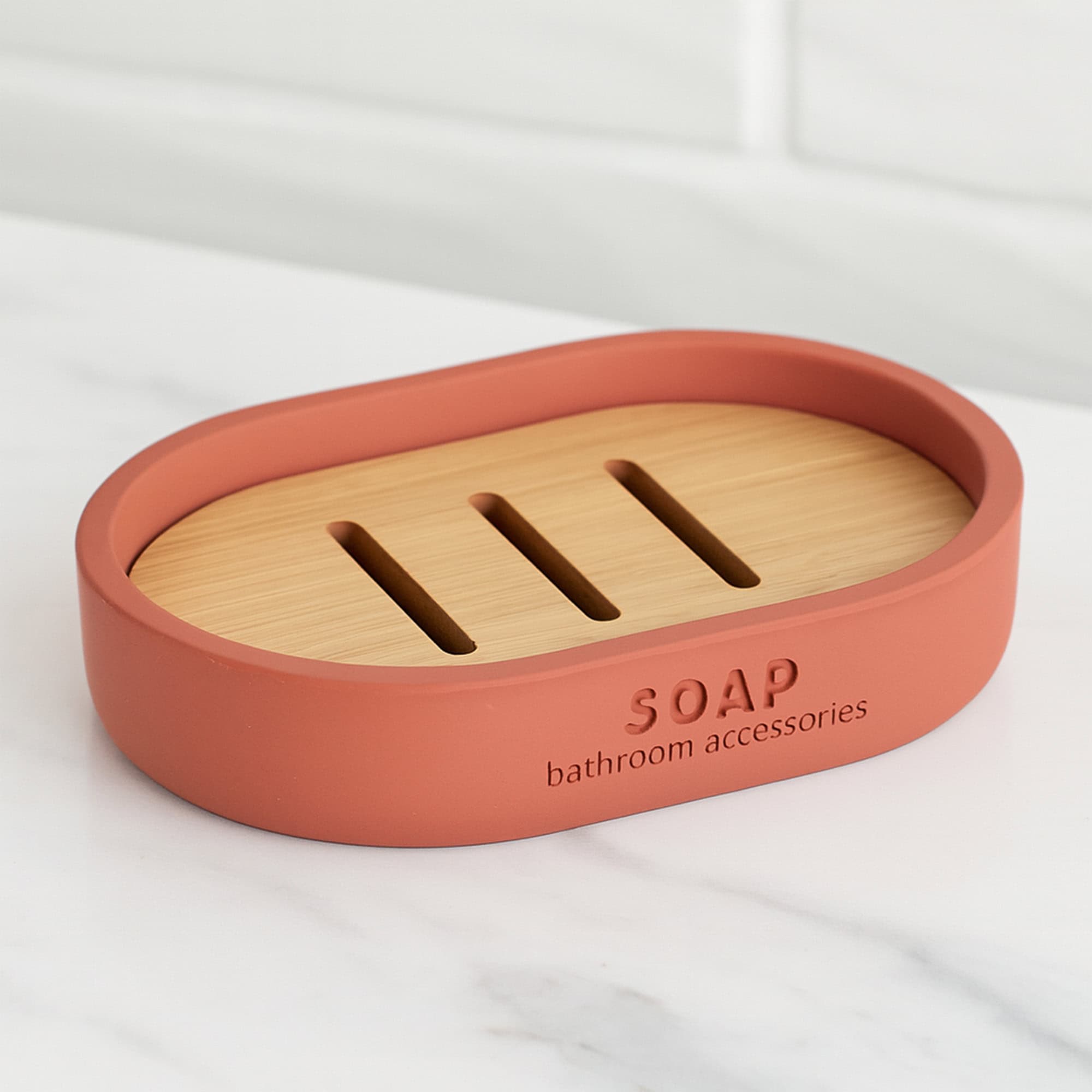 evideco-terracotta-porte-savon-terracotta-insert-bambou image 3