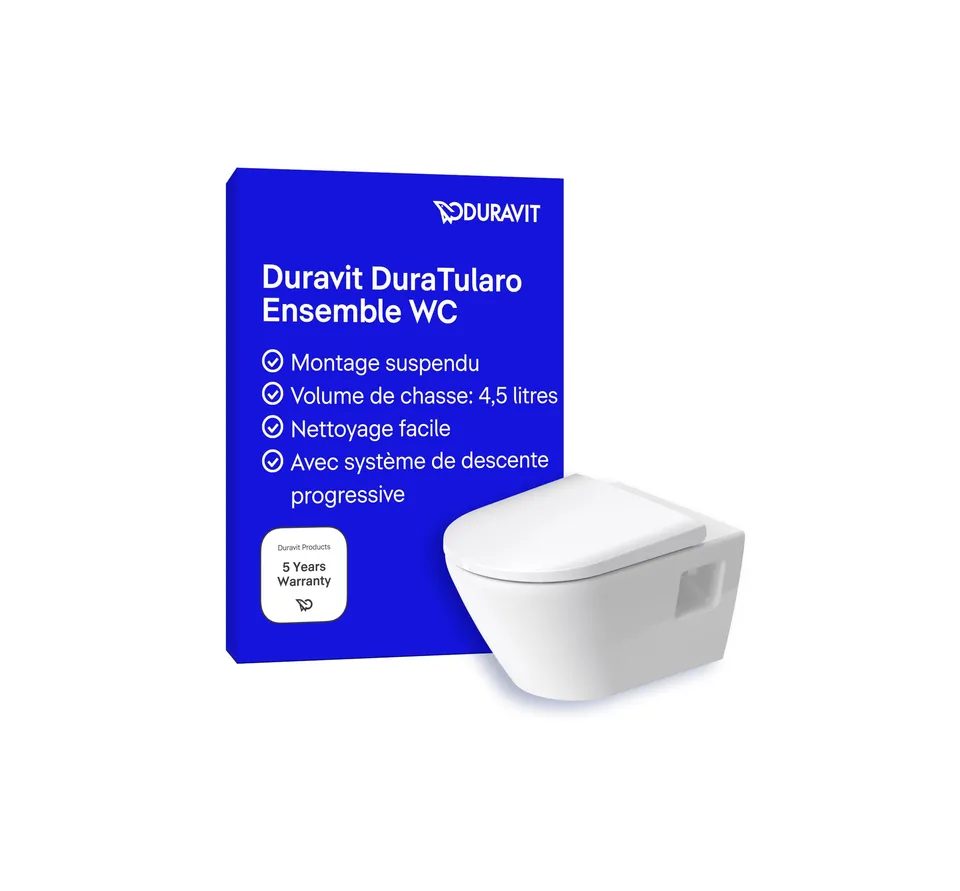 duravit-durastyle-pack-wc-suspendu-c-ramique-blanc-abattant-frein-chute image 1