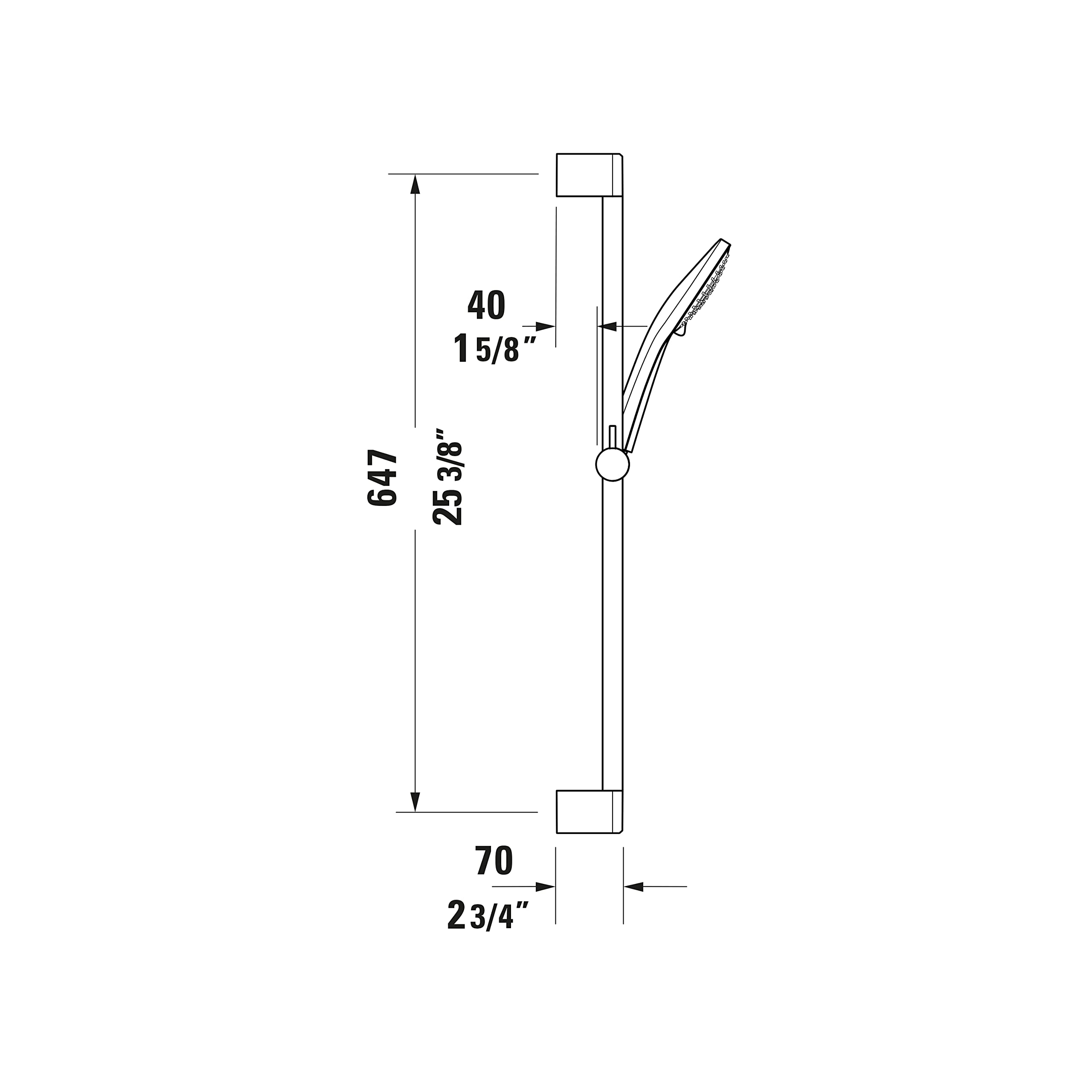 duravit-universal-douchette-3-jets-noir-mat image 6