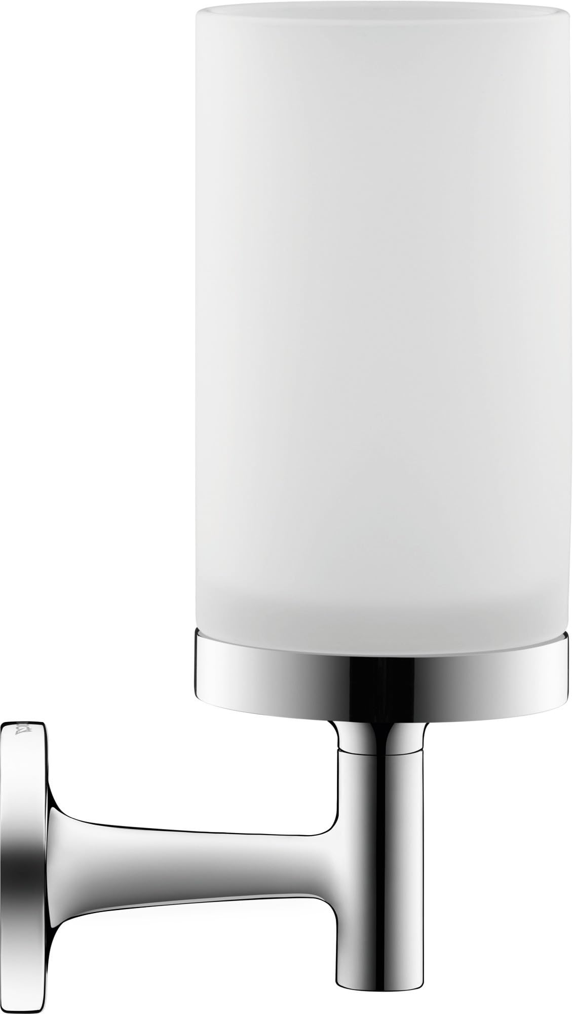 duravit-starck-t-gobelet-brosse-dents-chrome-verre-mat image 1