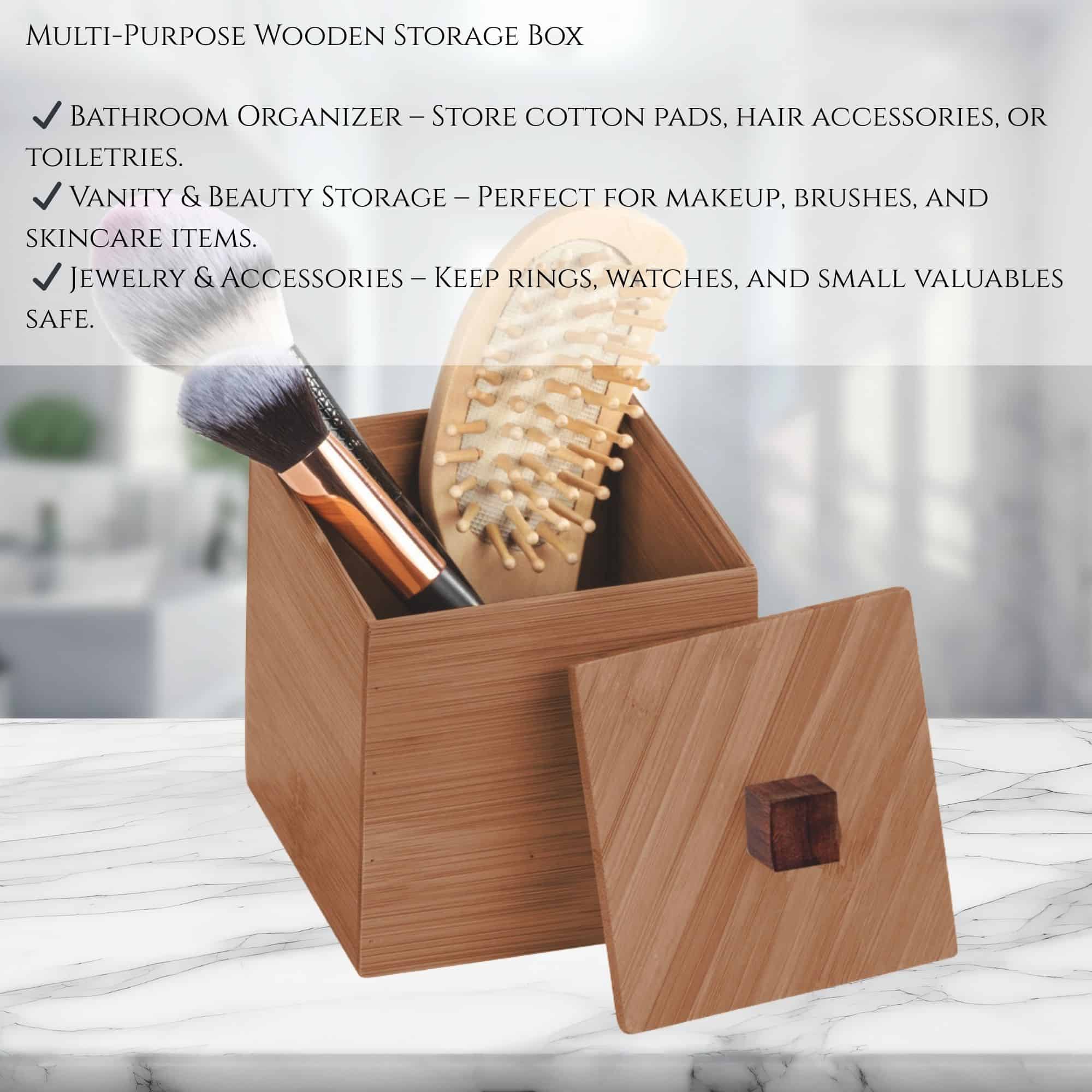evideco-home-accessories-bo-te-rangement-bois-acacia-avec-couvercle image 7