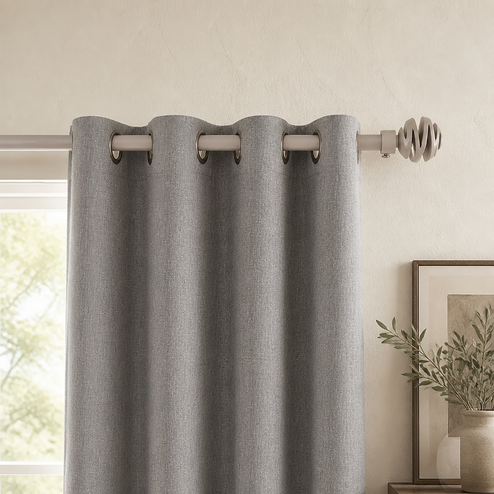 evideco-tringle-rideau-extensible-127-208-cm-acier-taupe-simple image 7