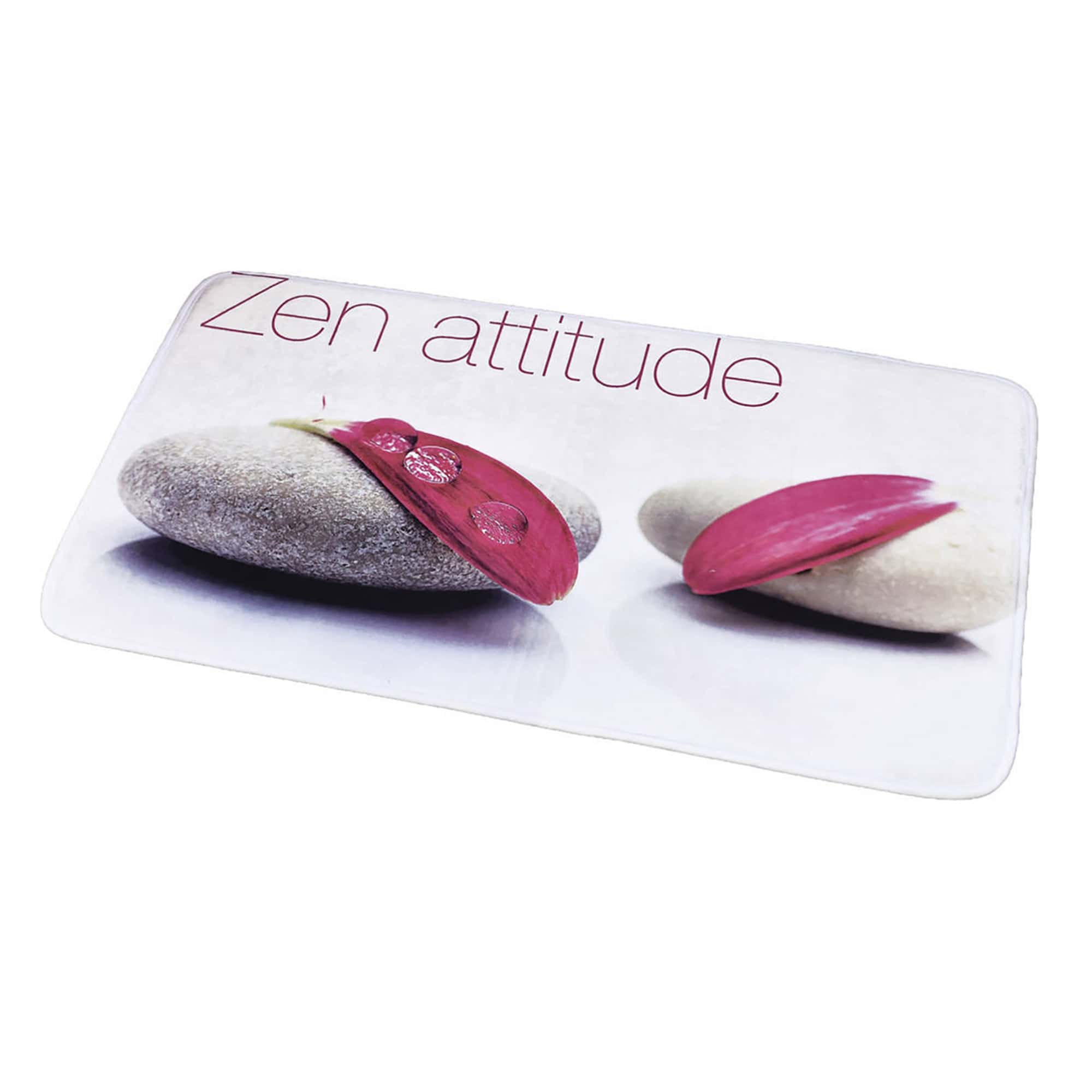 evideco-zen-attitude-tapis-de-bain-m-moire-de-forme-rose-61x91-cm image 7