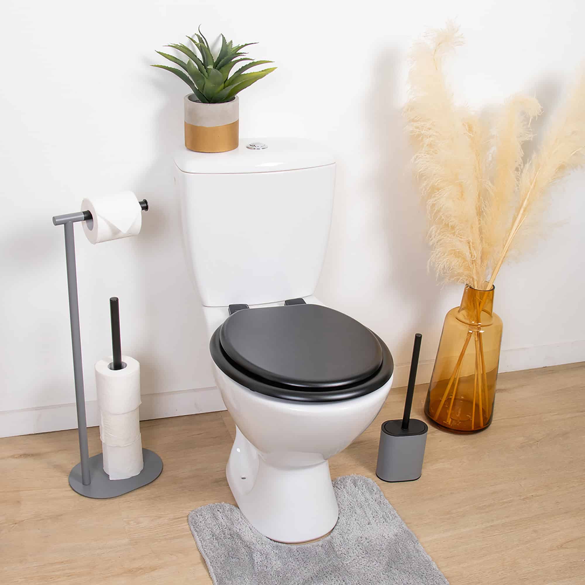evideco-black-round-abattant-wc-rond-noir-bois-43-cm image 3