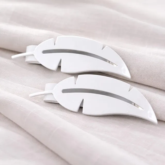 evideco-home-accessories-plume-embrasse-rideau-blanc-lot-2-magn-tique image 1