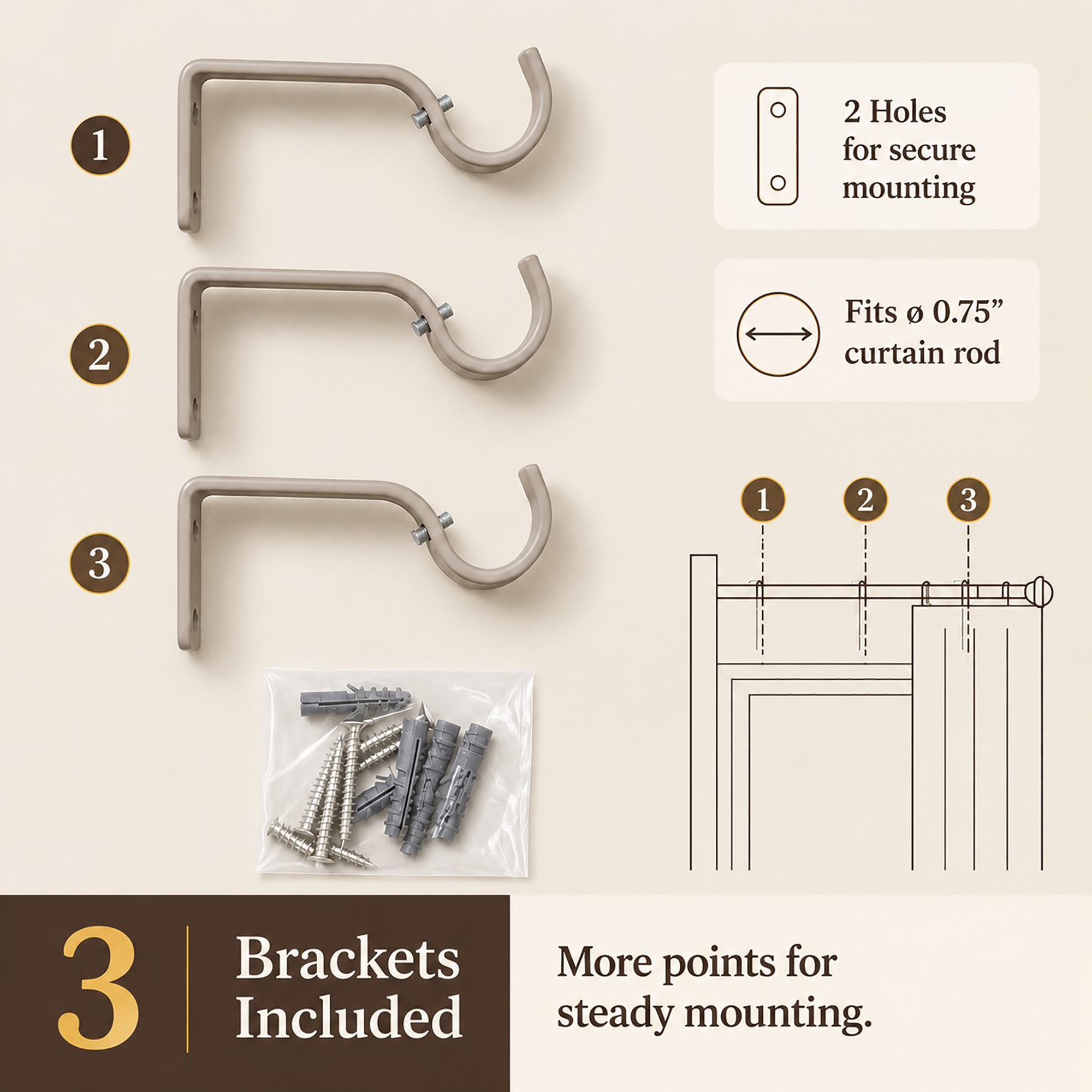evideco-tringle-rideau-extensible-taupe-50-82-lot-2 image 5