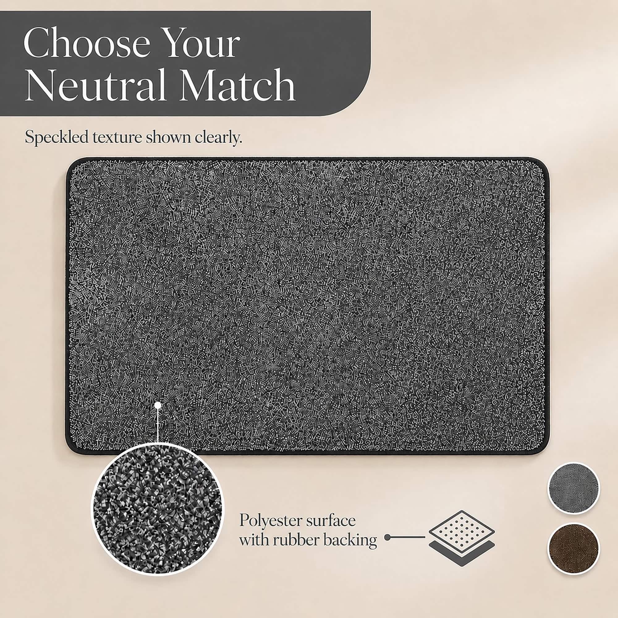 evideco-home-accessories-lot-2-tapis-cuisine-noir-mouchet-lavable image 6