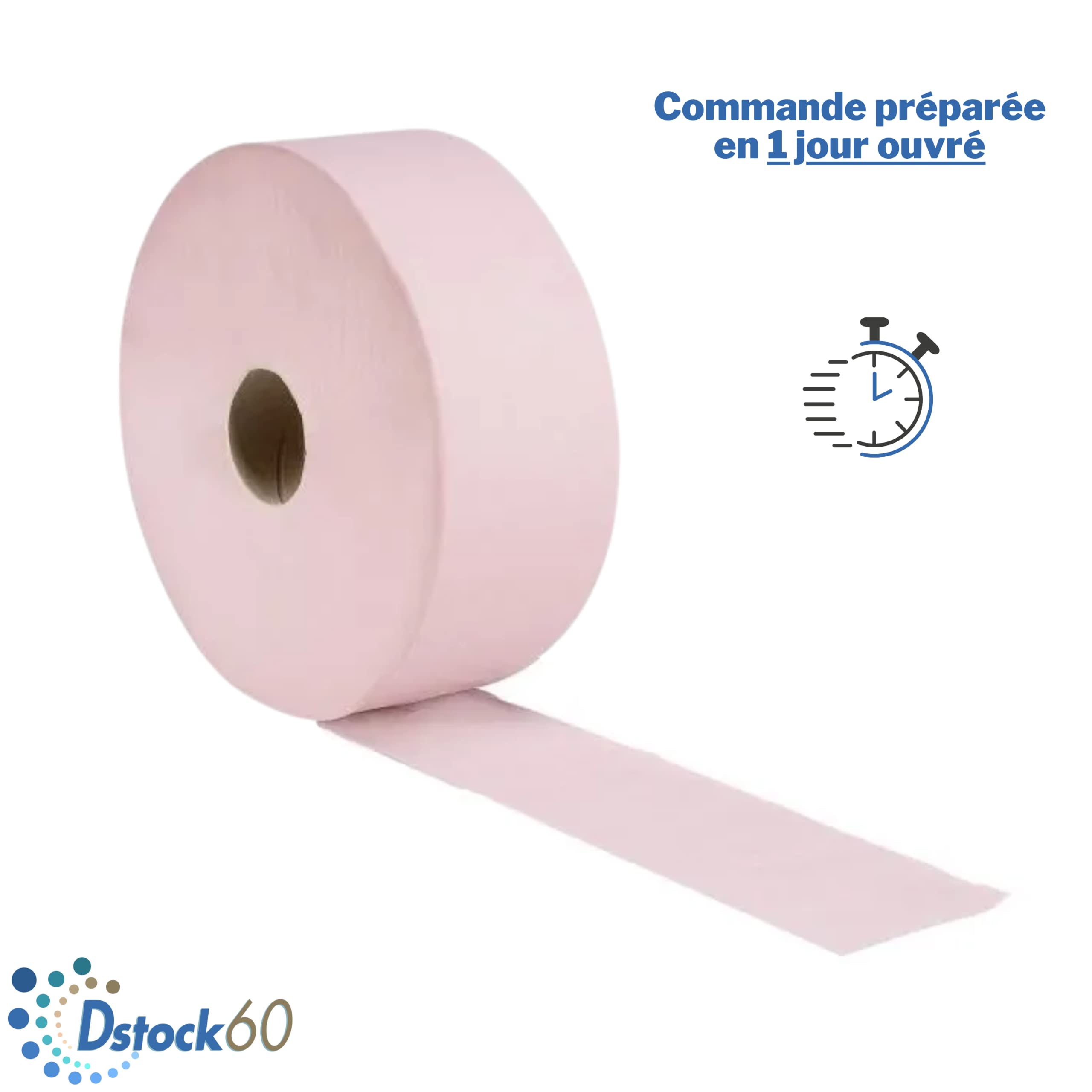 dstock60-papier-toilette-rose-maxi-jumbo-1-pli-lot-30-pro image 3